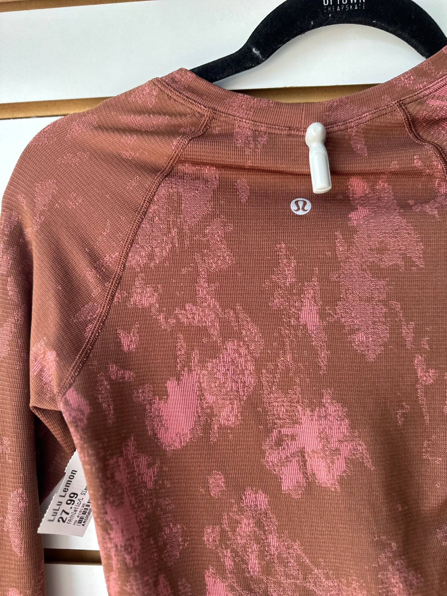 Lululemon Swiftly Tech long sleeve size 4 shadow bloom roasted