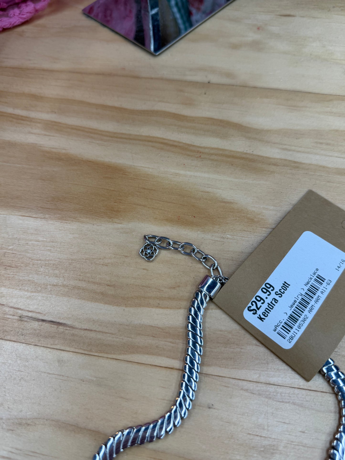 Kendra Scott silver lex chain necklace