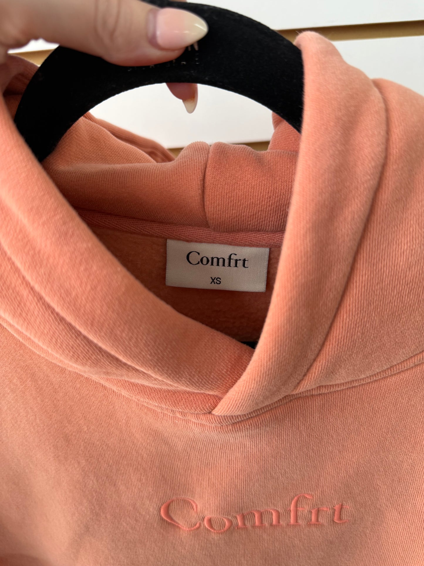 CMFRT orange hoodie size XS