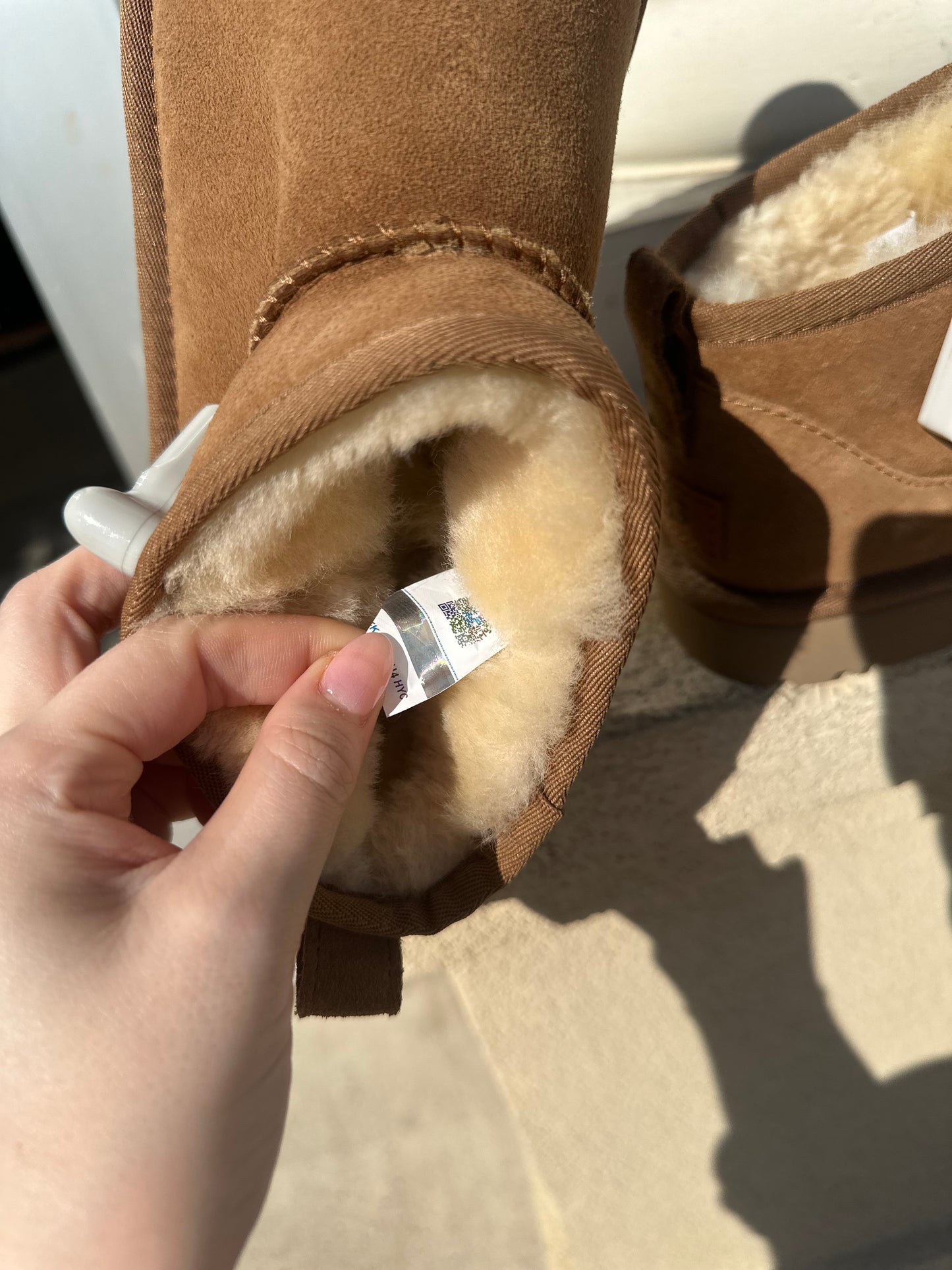 NWOT UGG Classic Ultra Mini boots chestnut women’s 7