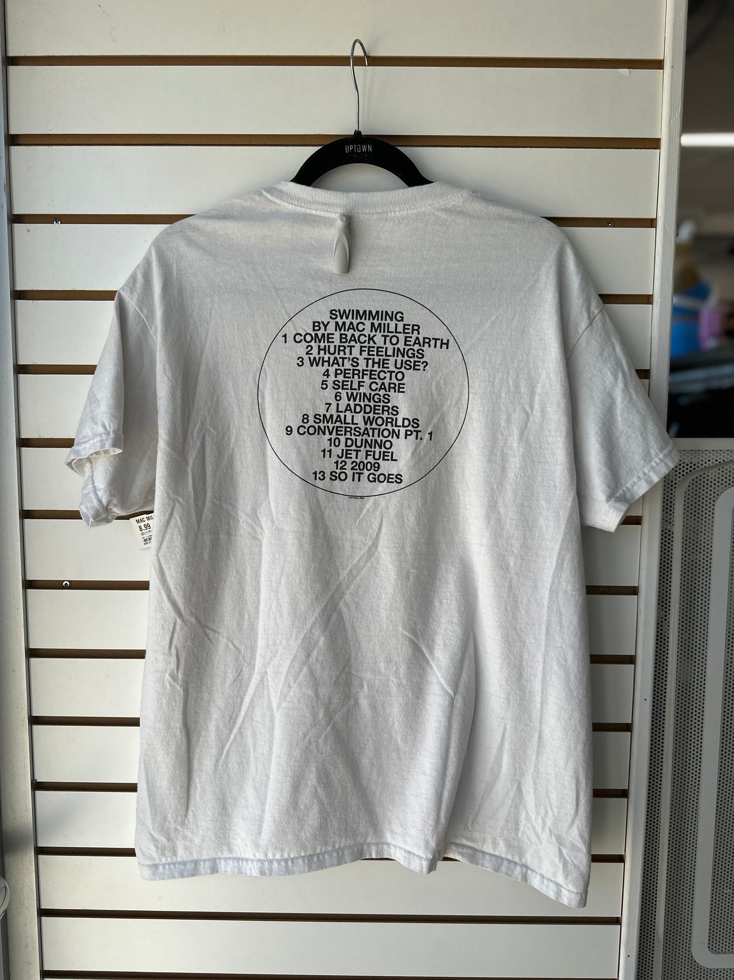 Mac Miller Swimming white tshirt size large