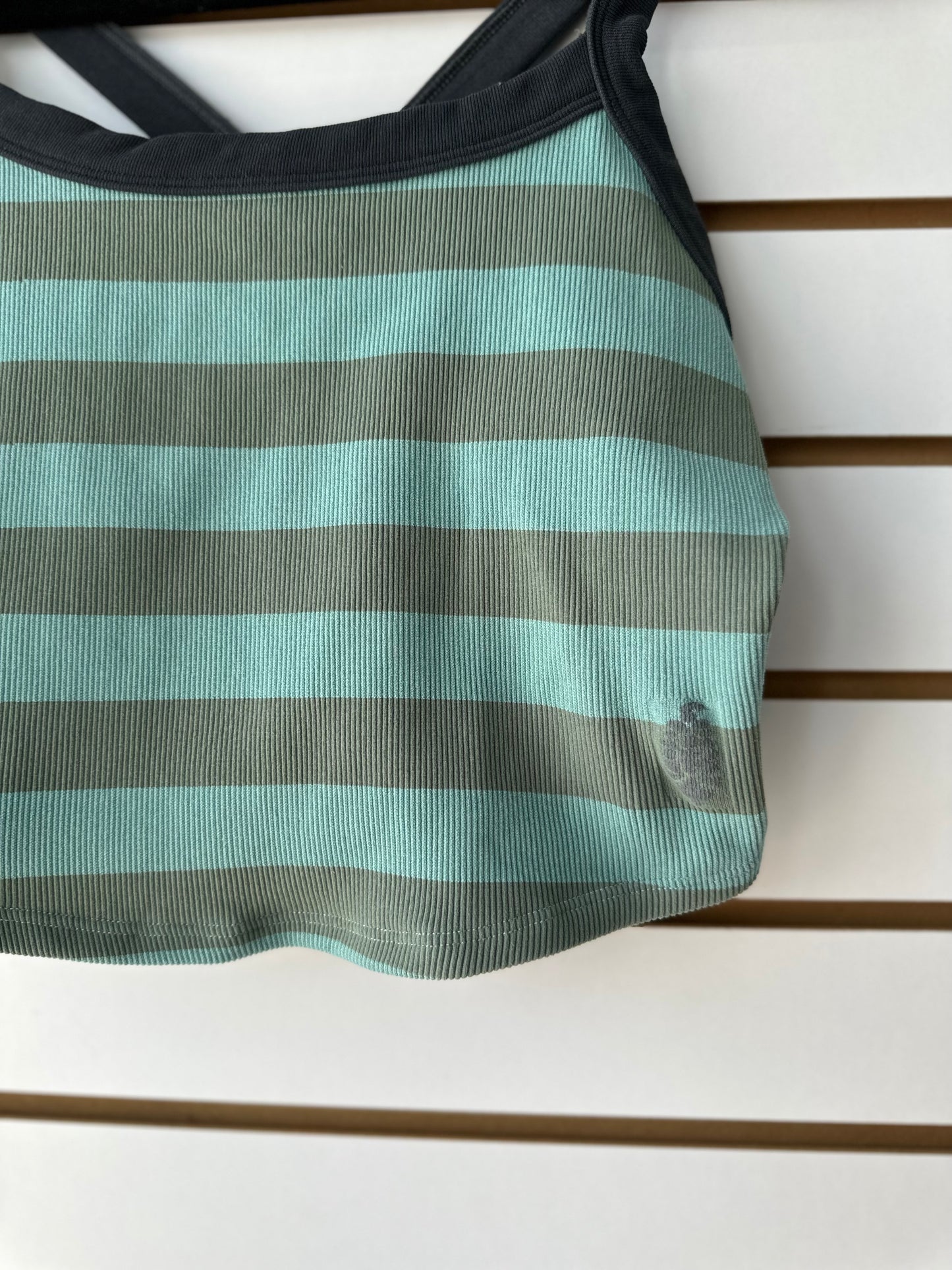 Free People Movement all clear striped cami tank sz medium