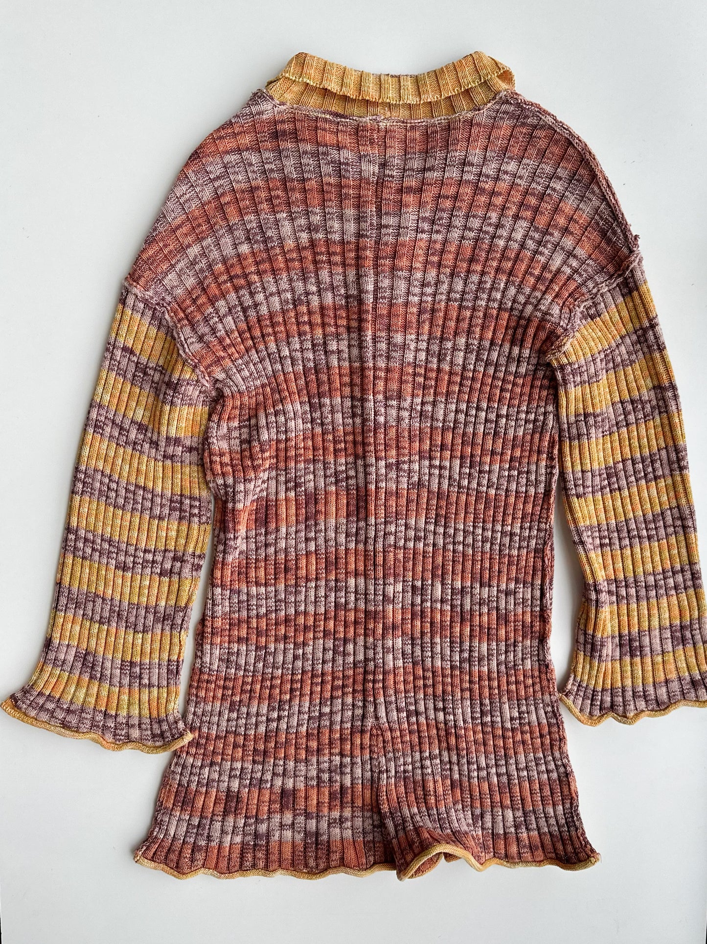 Free People Wendy ribbed sweater romper (XS)