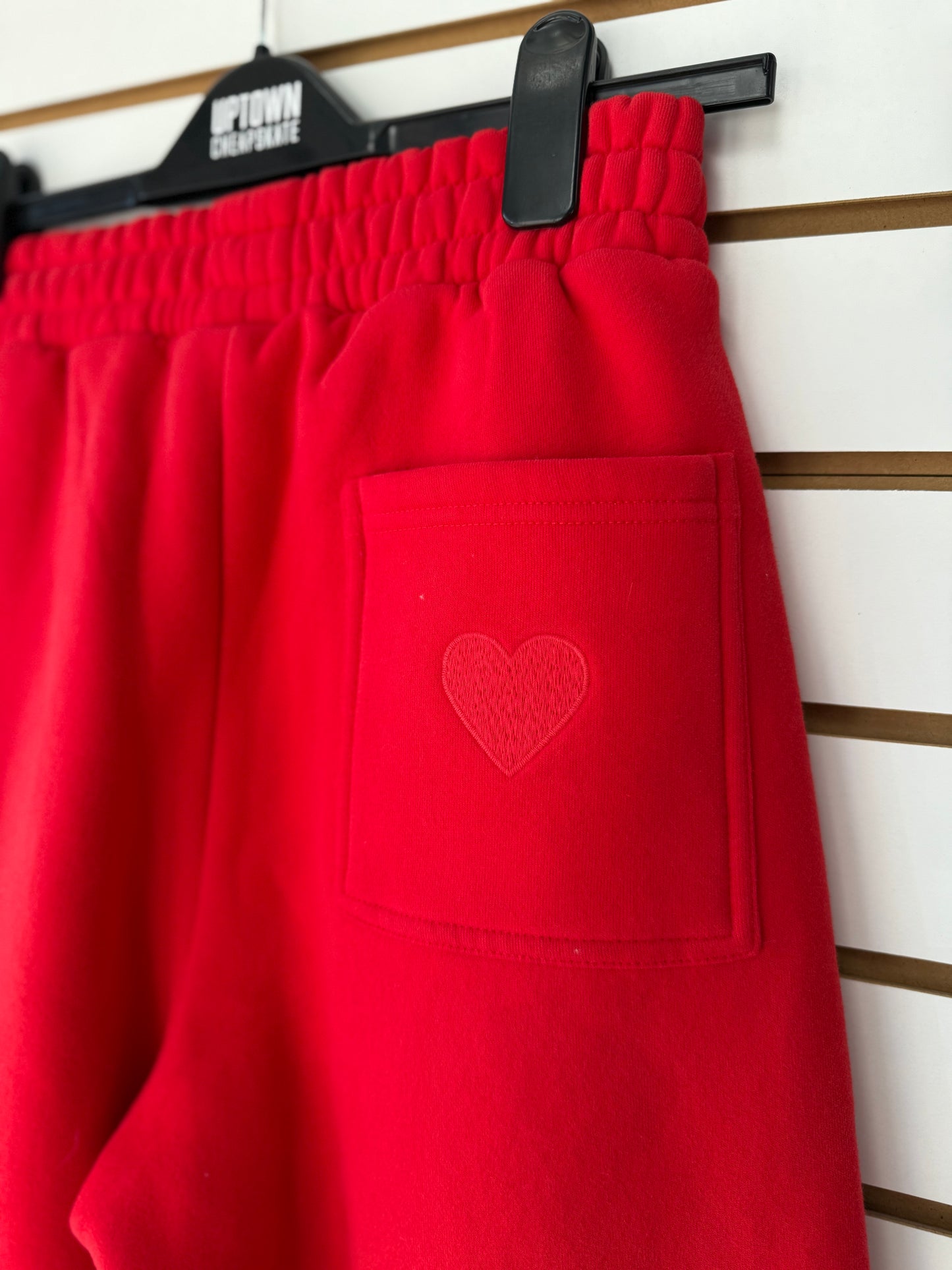 COMFRT red heart pocket sweatpants size XS