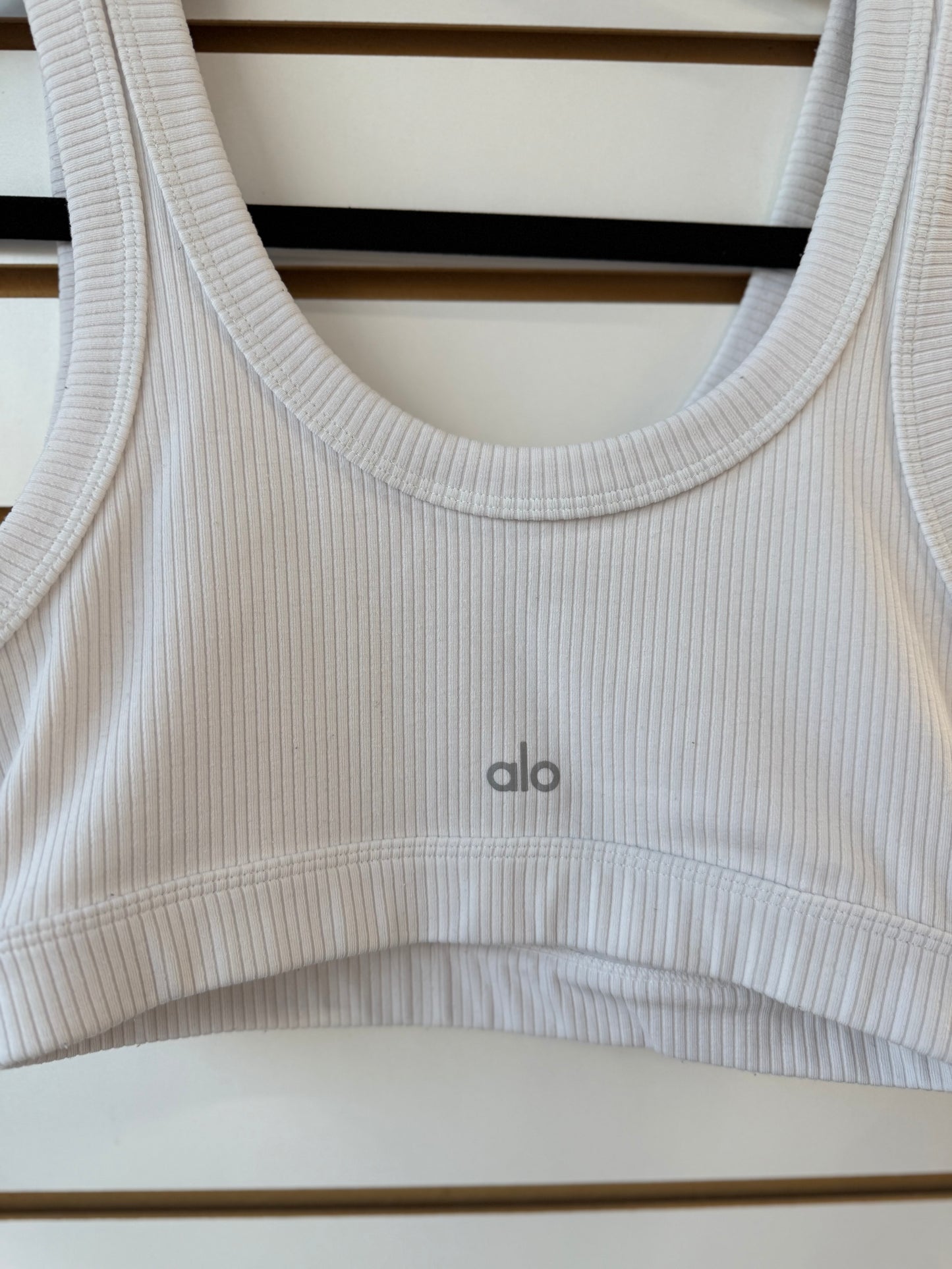 ALO Yoga wellness ribbed bra tank size medium