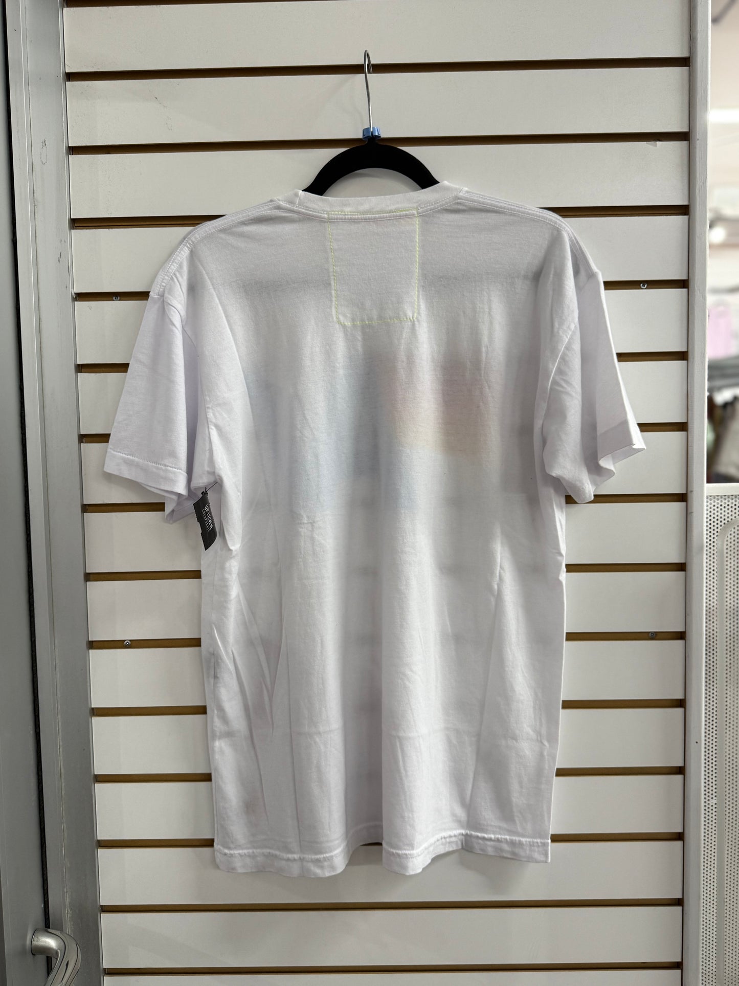 Aviator Nation white logo tee size large