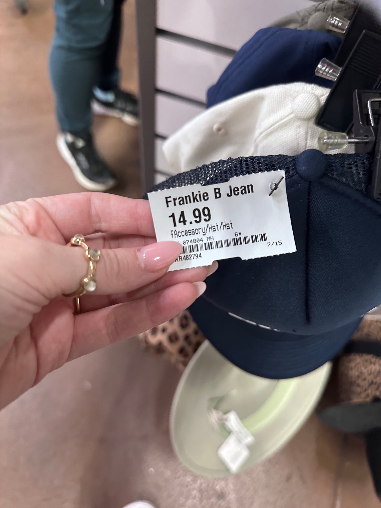 RESERVED Frankie B Jean Deep in the Heart of Texas navy blue trucker hat