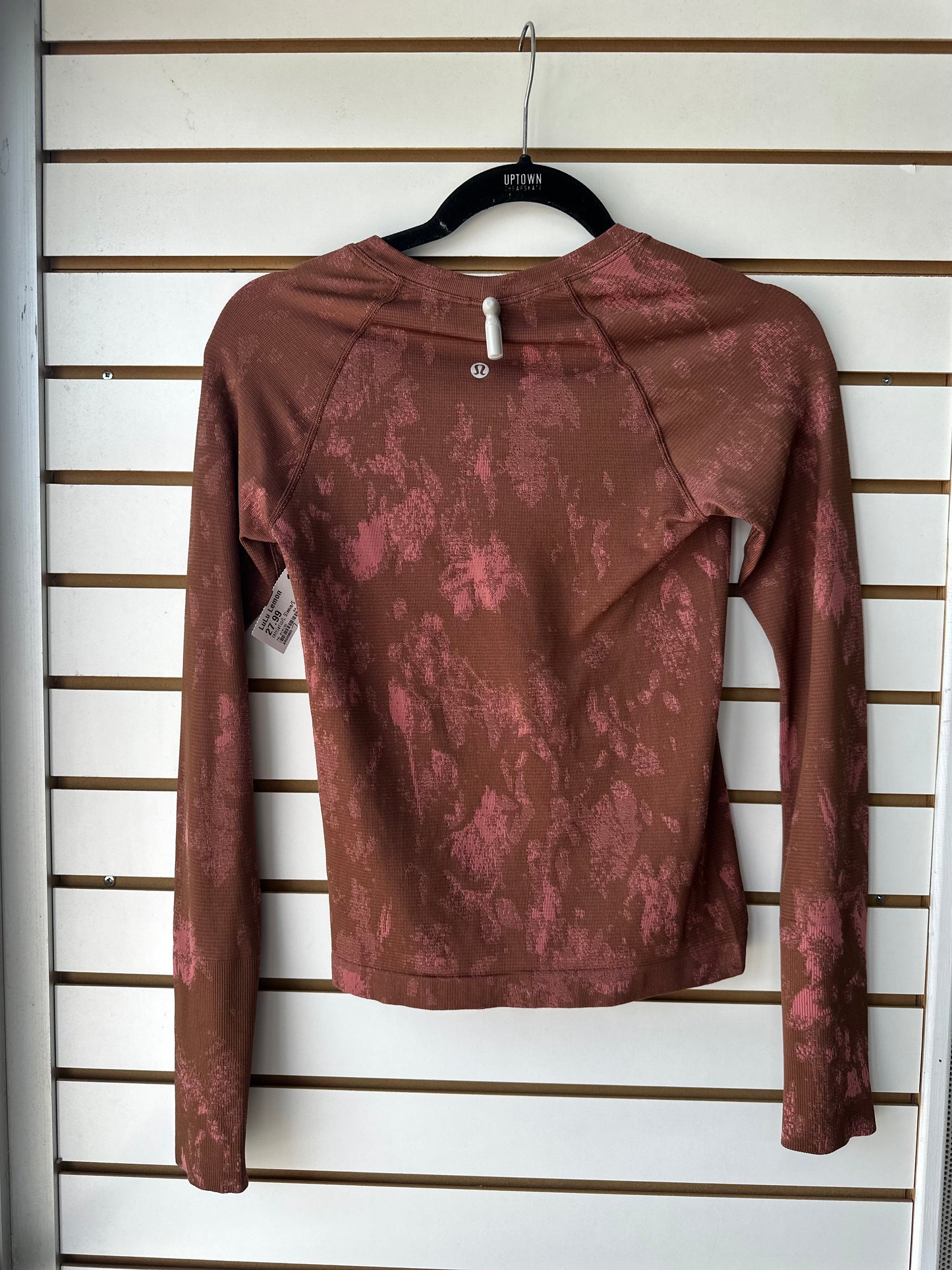 Lululemon Swiftly Tech long sleeve size 4 shadow bloom roasted