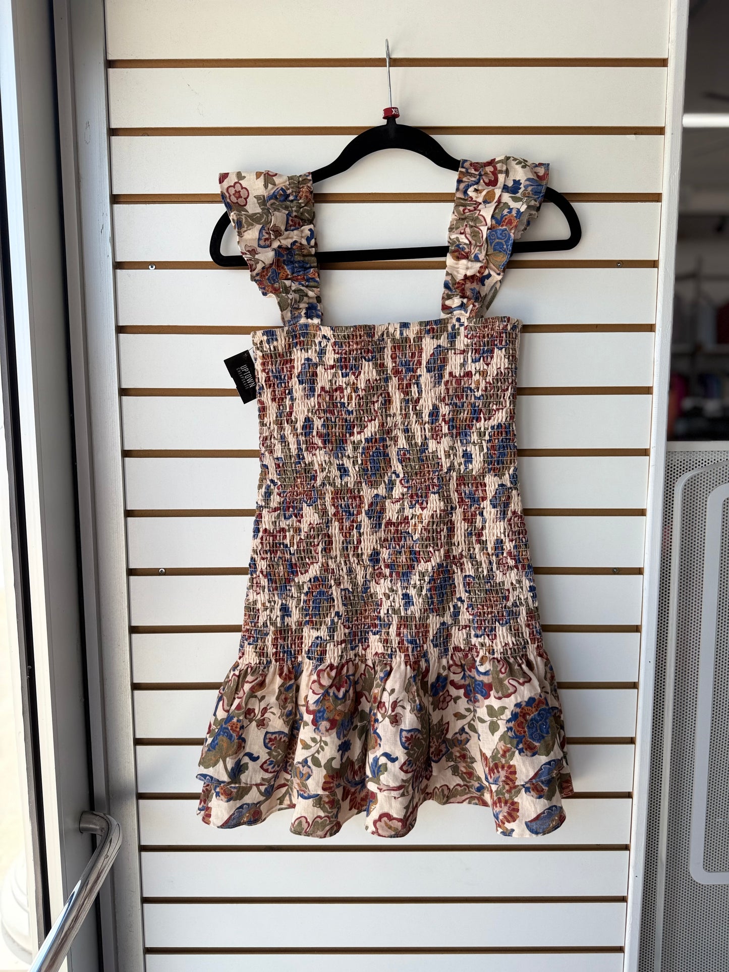 SIR the Label Bettina Floral Shirred Mini Dress size 2