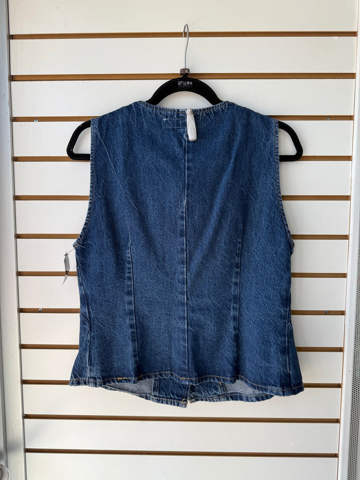 Zara denim button vest size XL
