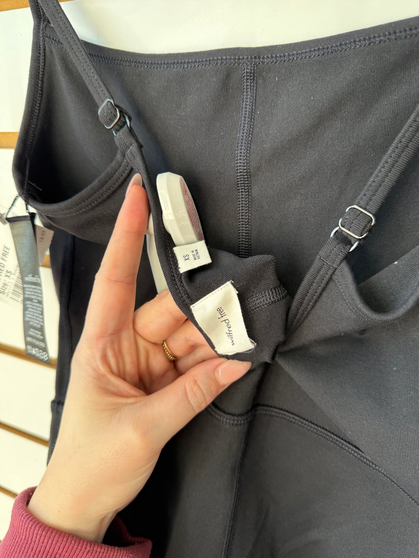 Wilfred Free Aritzia black romper size XS