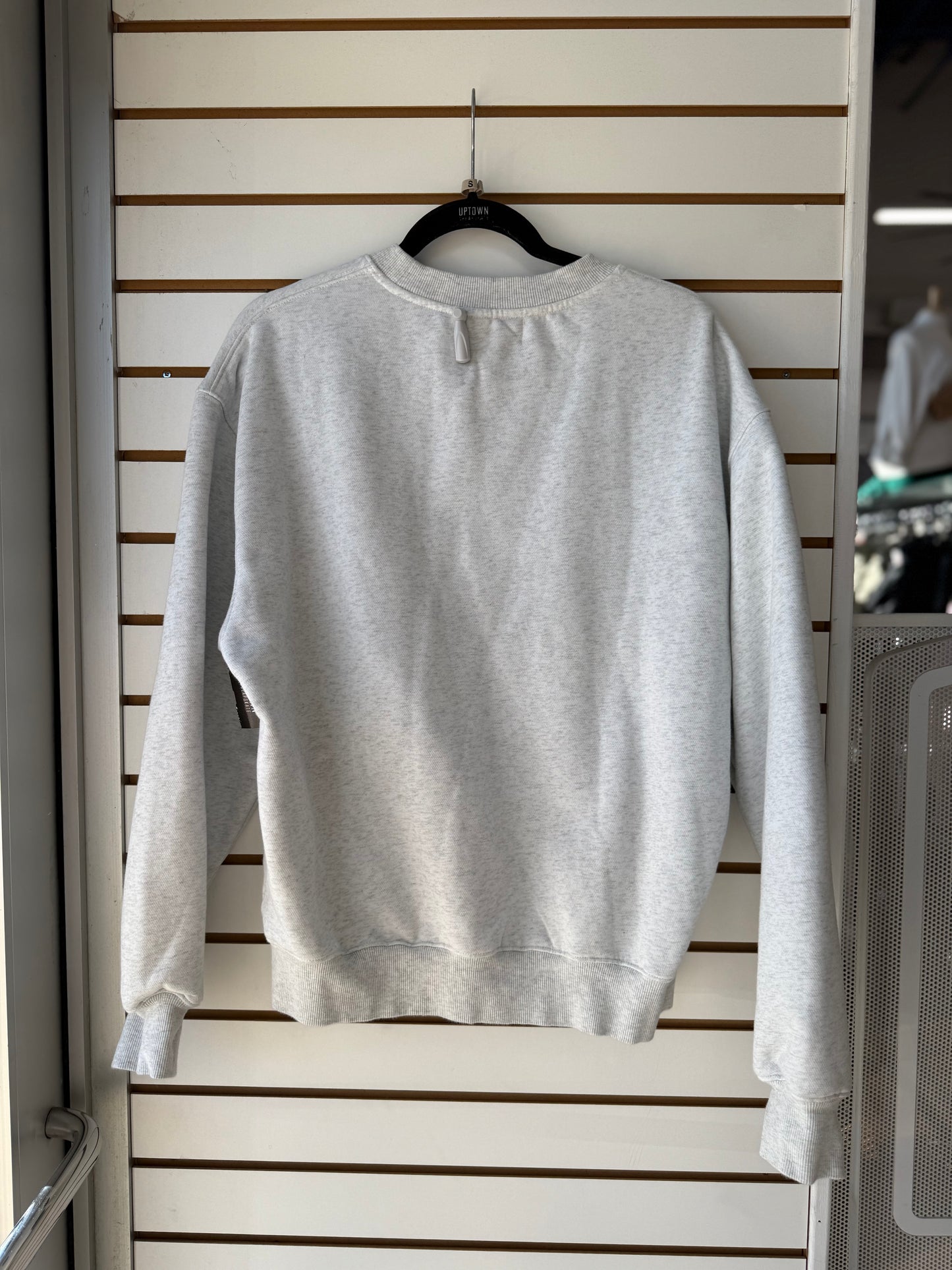 Lazy Ballerina Human gray crewneck size small