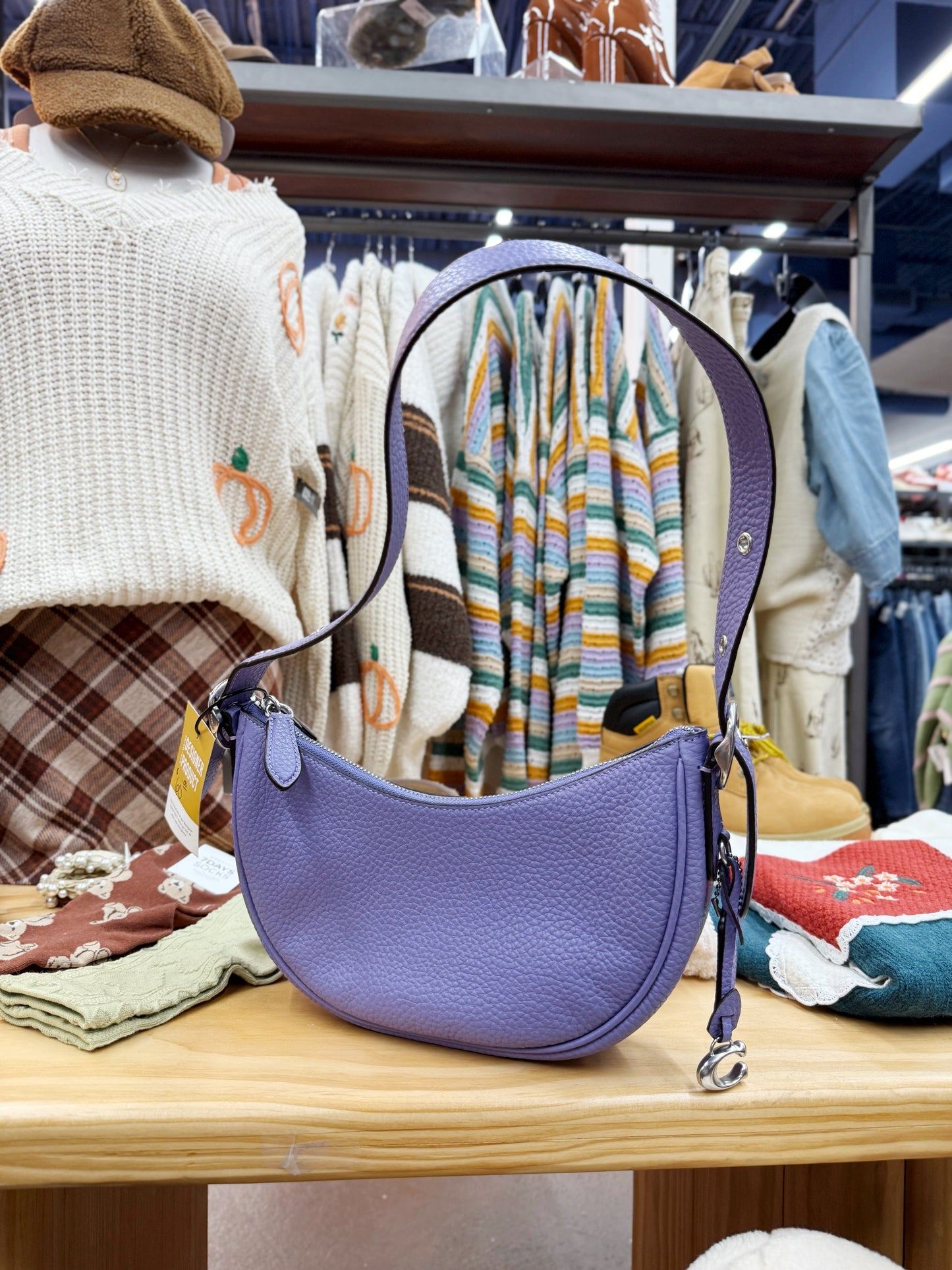 Coach purple Luna bag