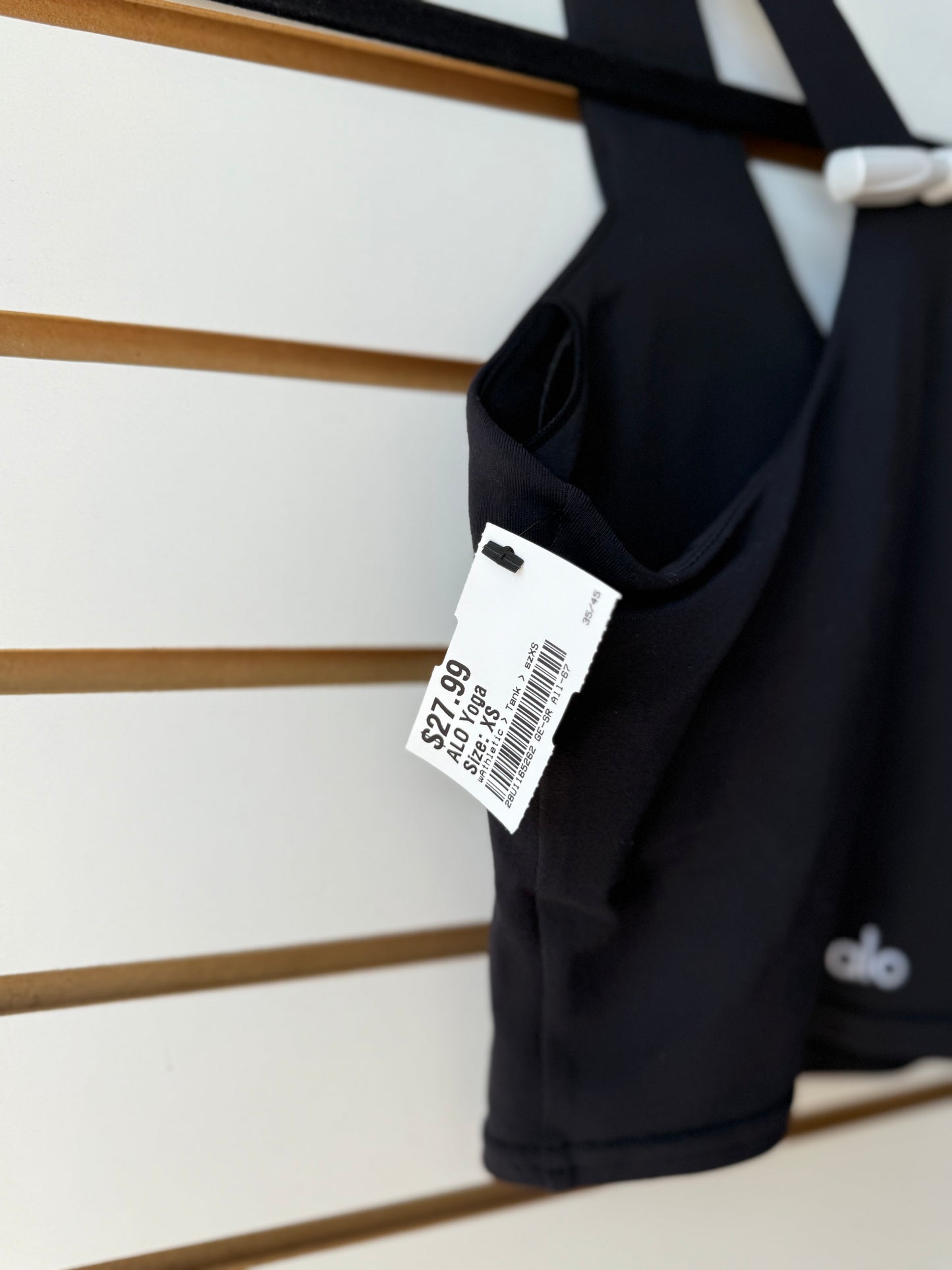 ALO Yoga black Real sports bra size XS