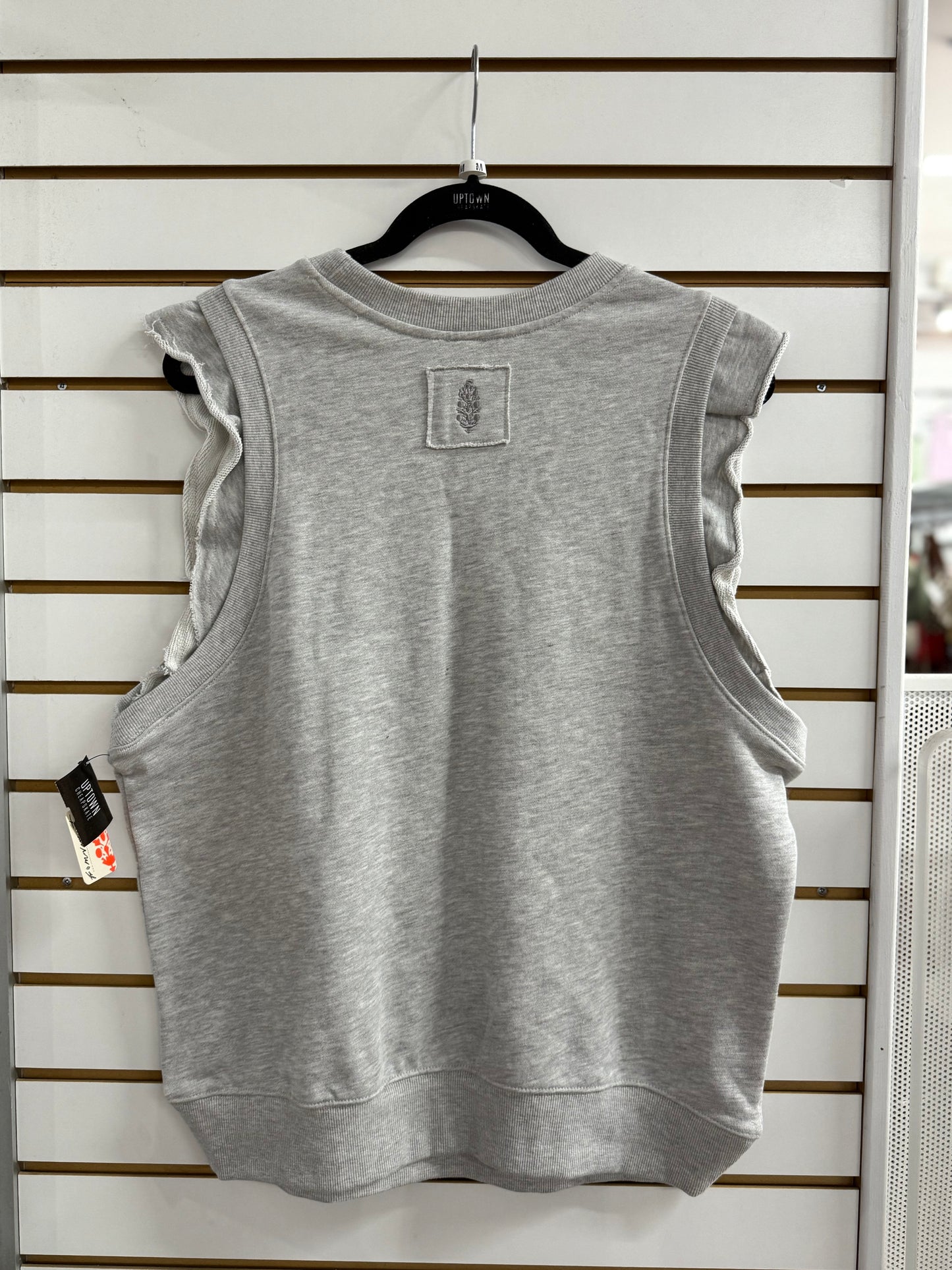 NWT Free People Movement Flutter Sleeve Cotton Knit Tank sz Med