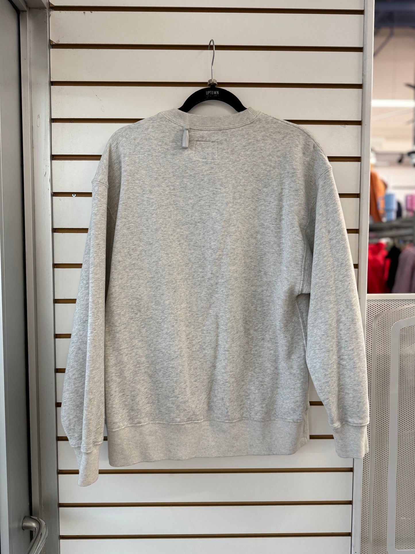 I Love Sports Abercrombie & Fitch gray oversized sweatshirt size S