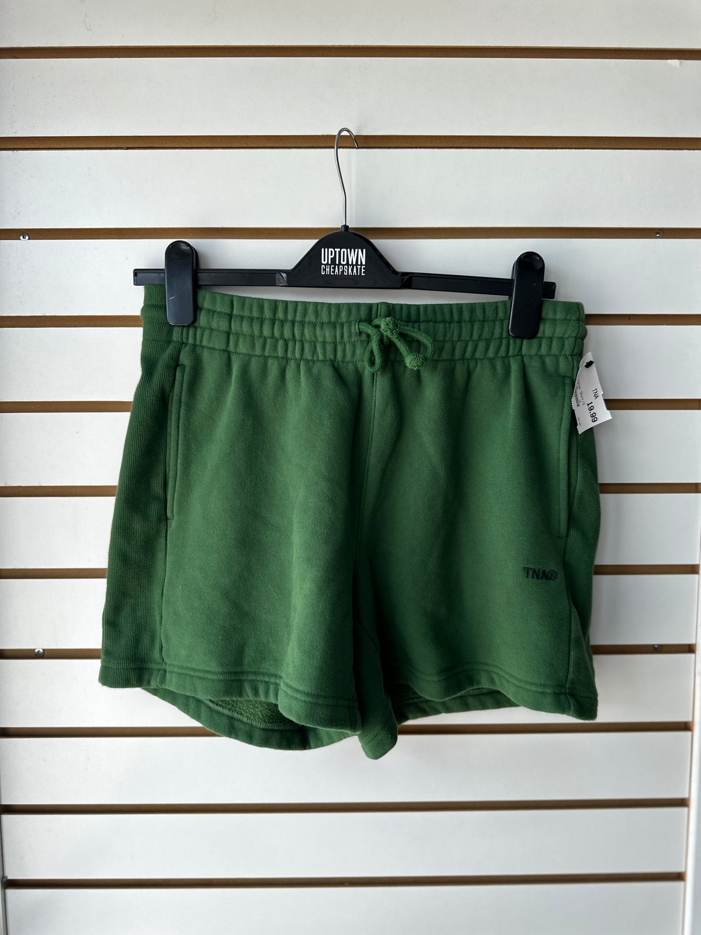TNA Aritzia green lounge shorts size small