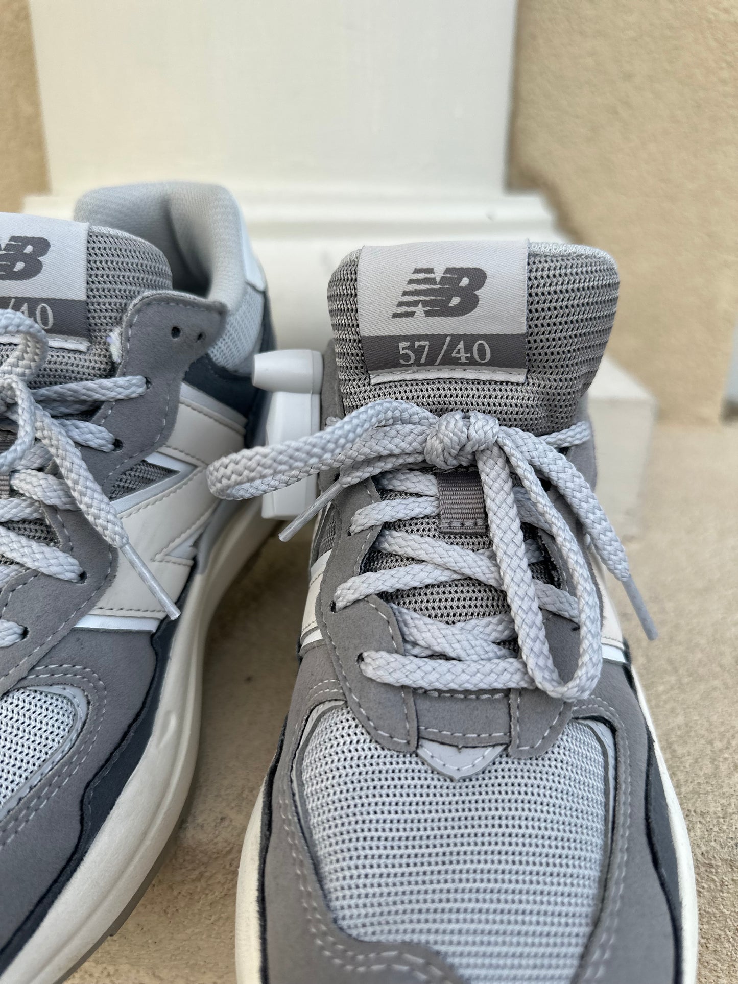 New Balance 57/40 gray size boys 5