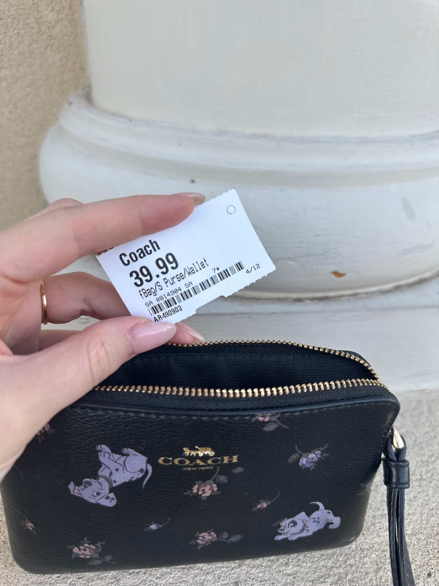 Coach x Disney 101 Dalmatians wristlet