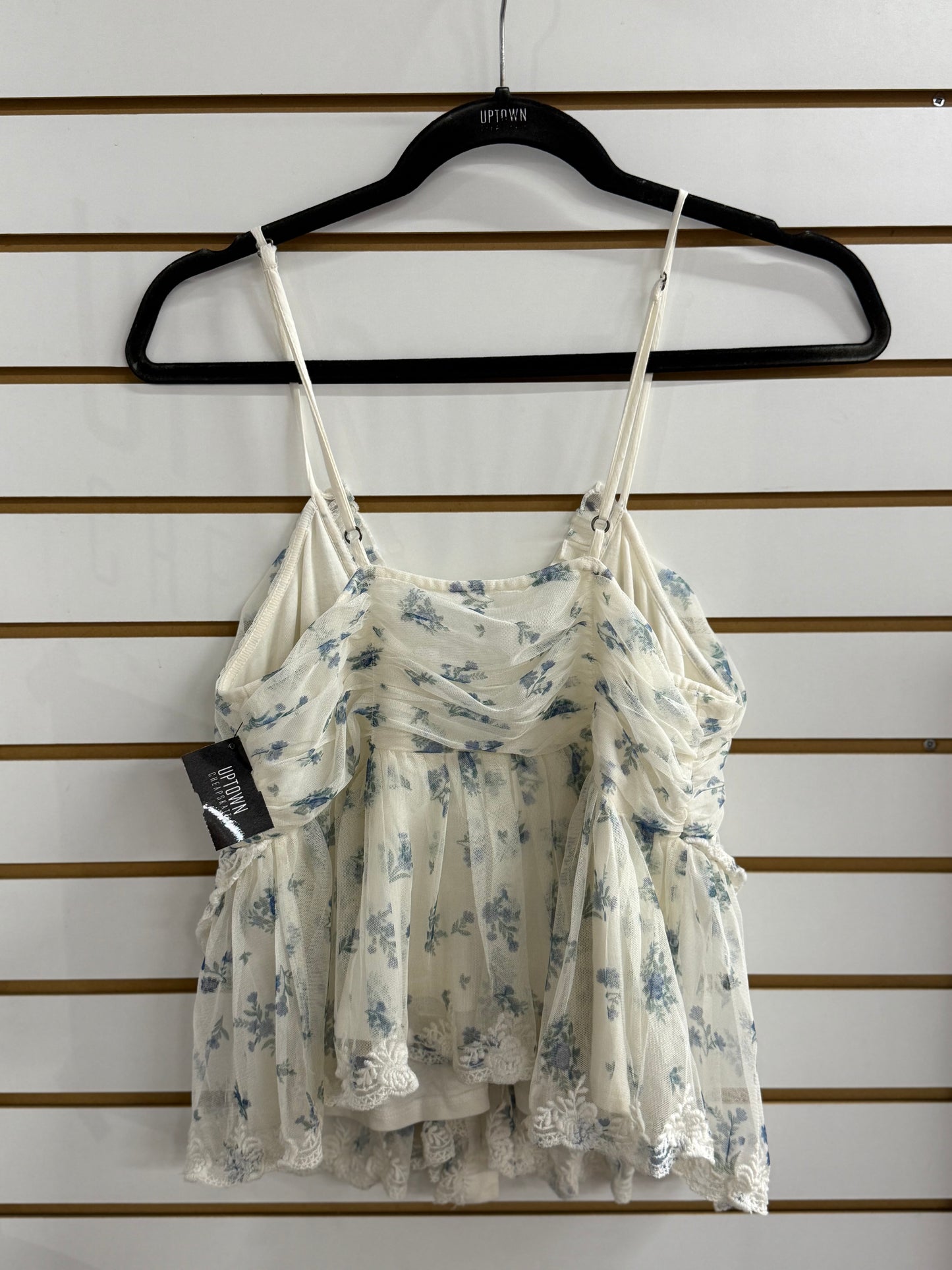 NWT Free People Femme Fatale floral tank size medium