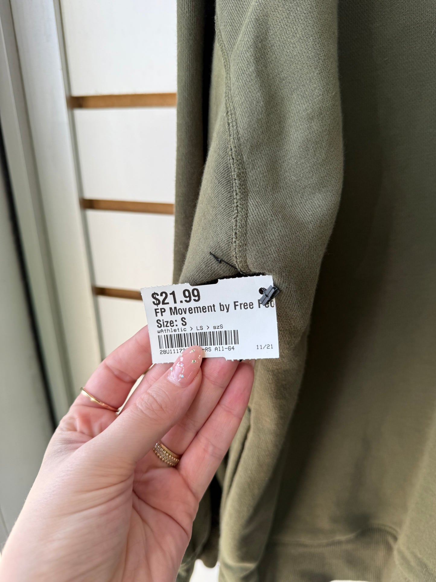 FP Movement Victory mock neck size small (small flaw)