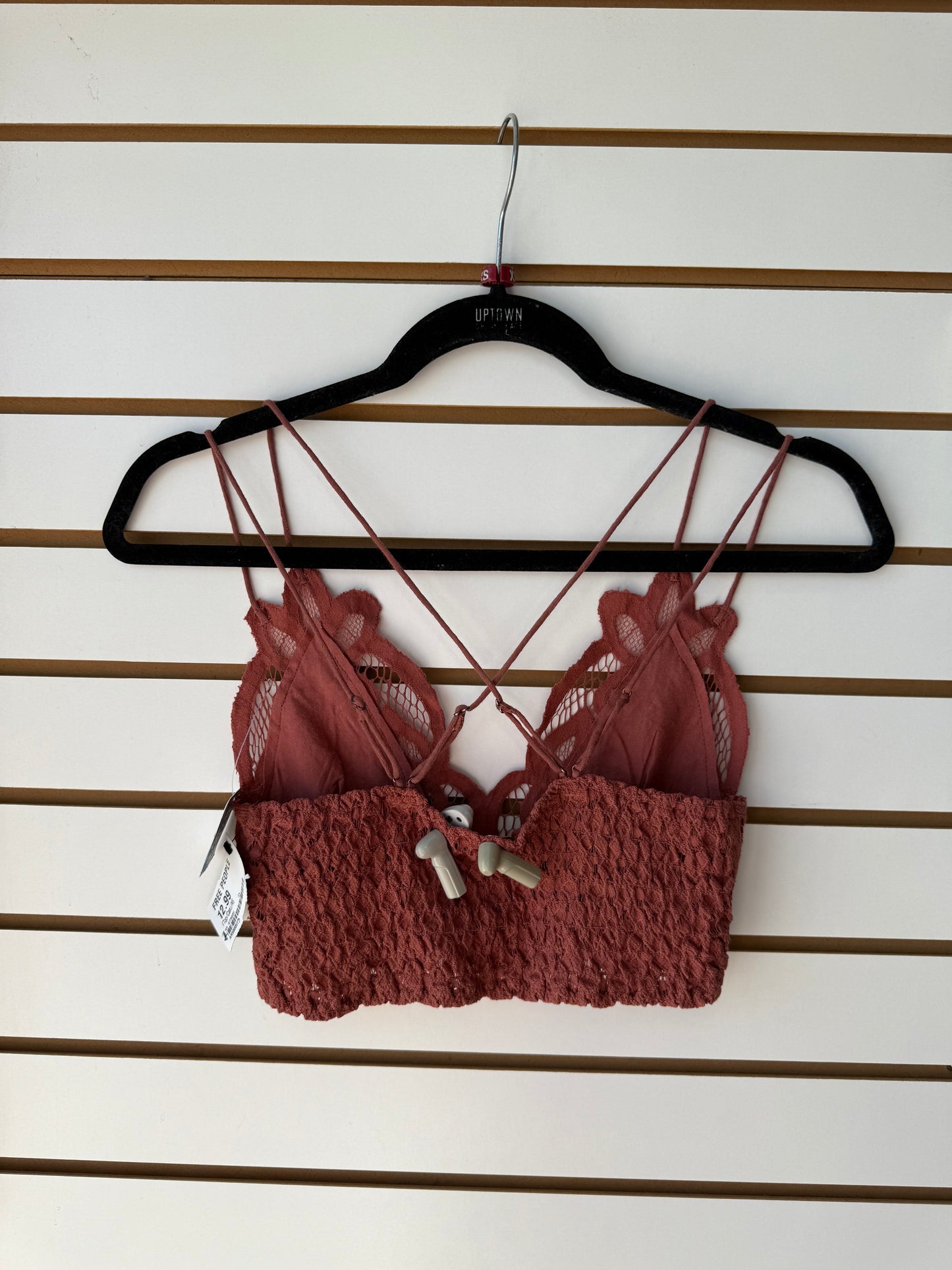 NWT Free People Intimately Adella copper bralette sz XS