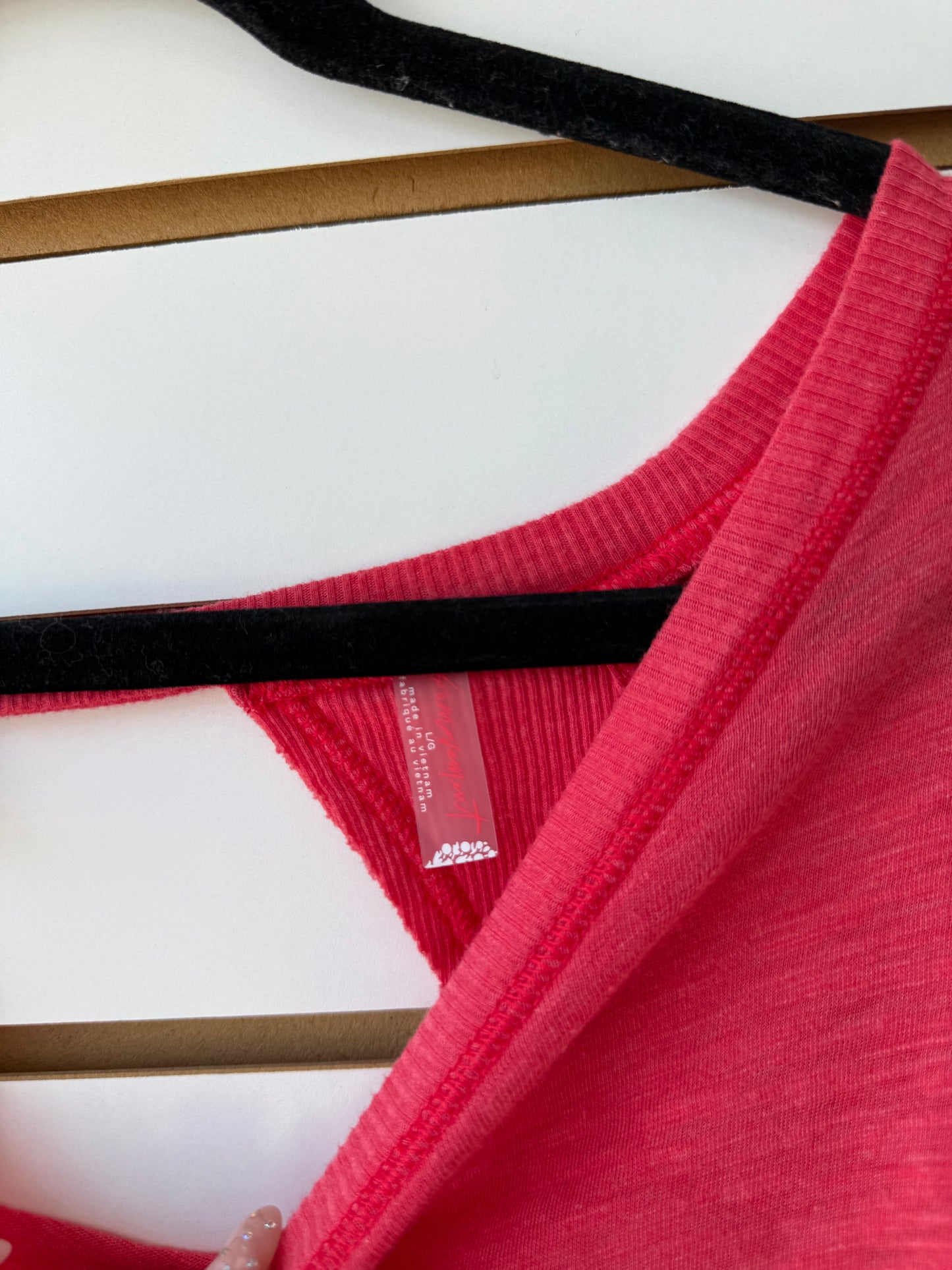 Free People Movement My Time Layer open back top sz Large