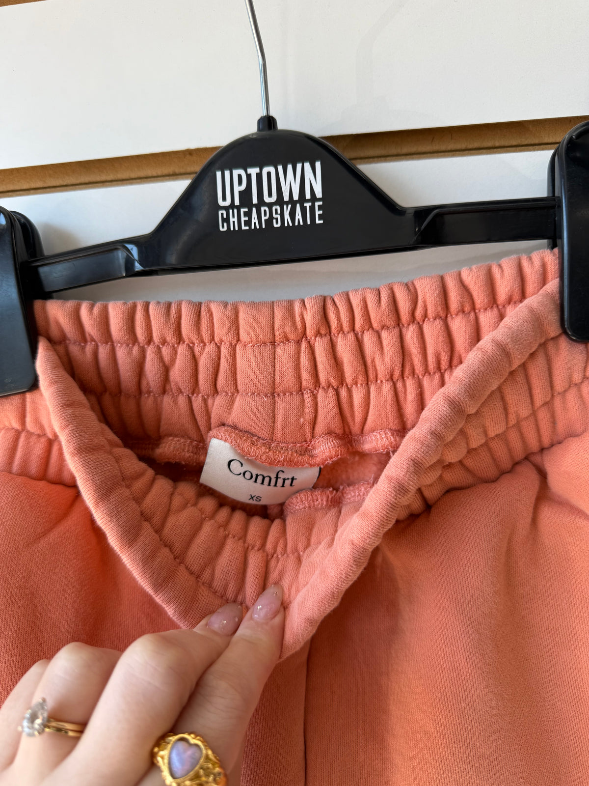 Comfrt orange sweatpants size XS