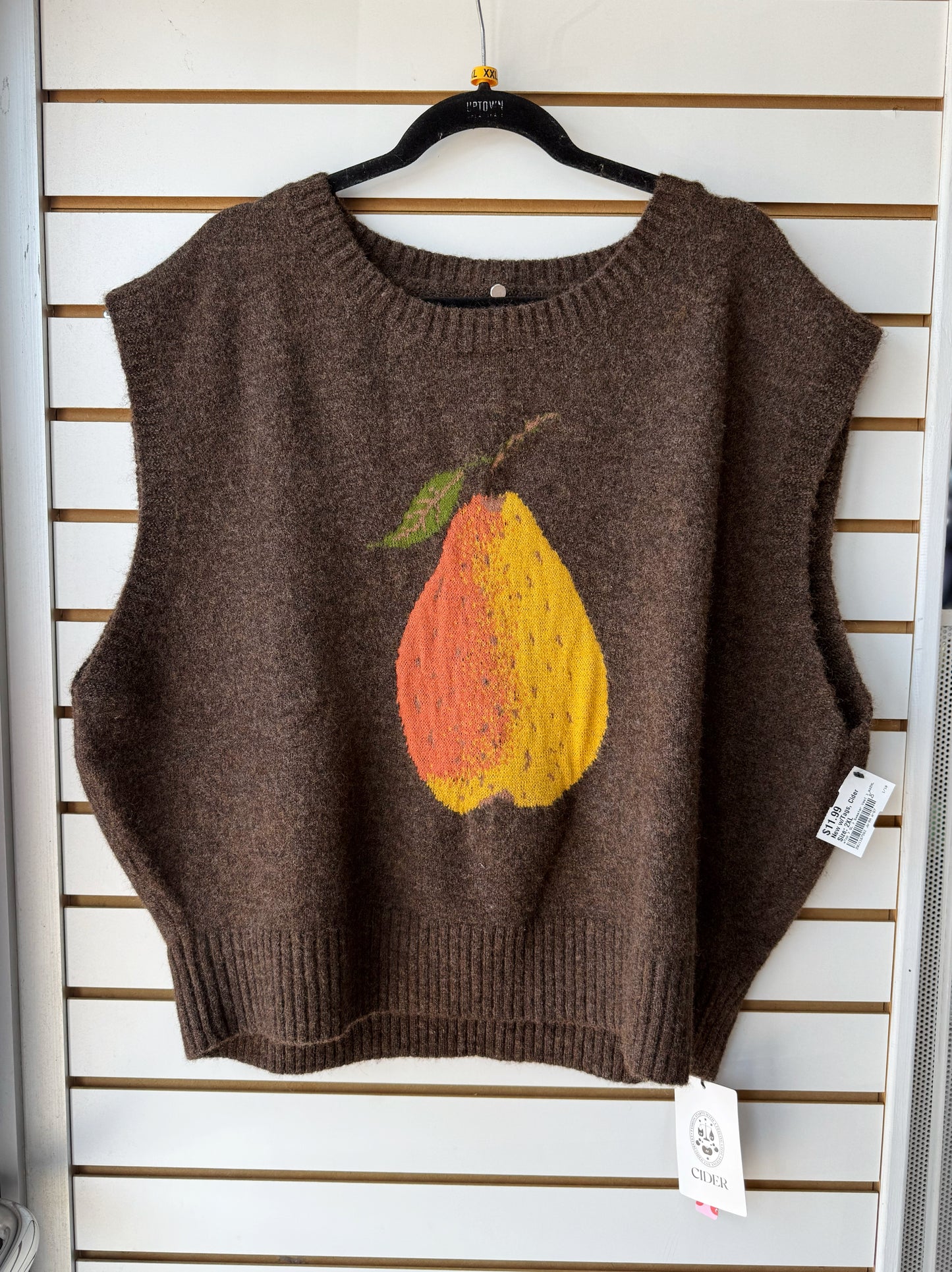 NWT Cider pear sweater vest size 2XL