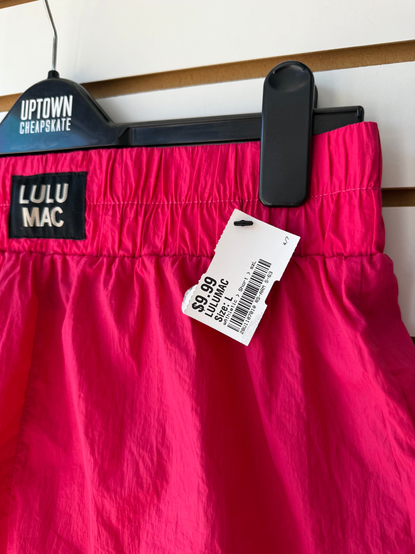 Lulu Mac OG short (unlined athletic short) hot pink sz L