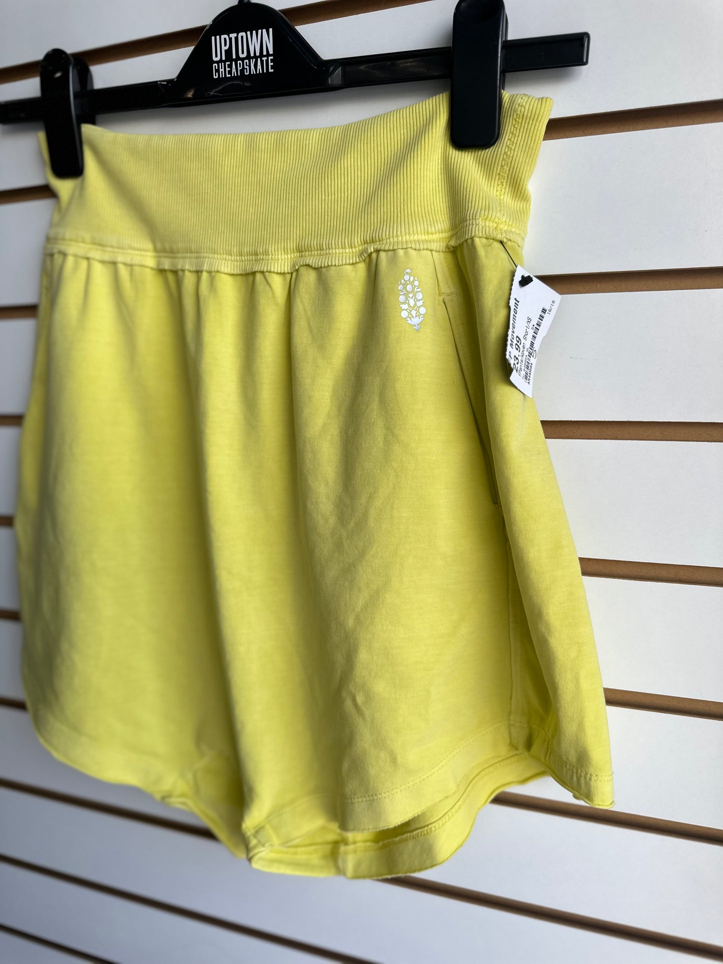 Free People Movement Hot Shot Harem shorts yellow size XS