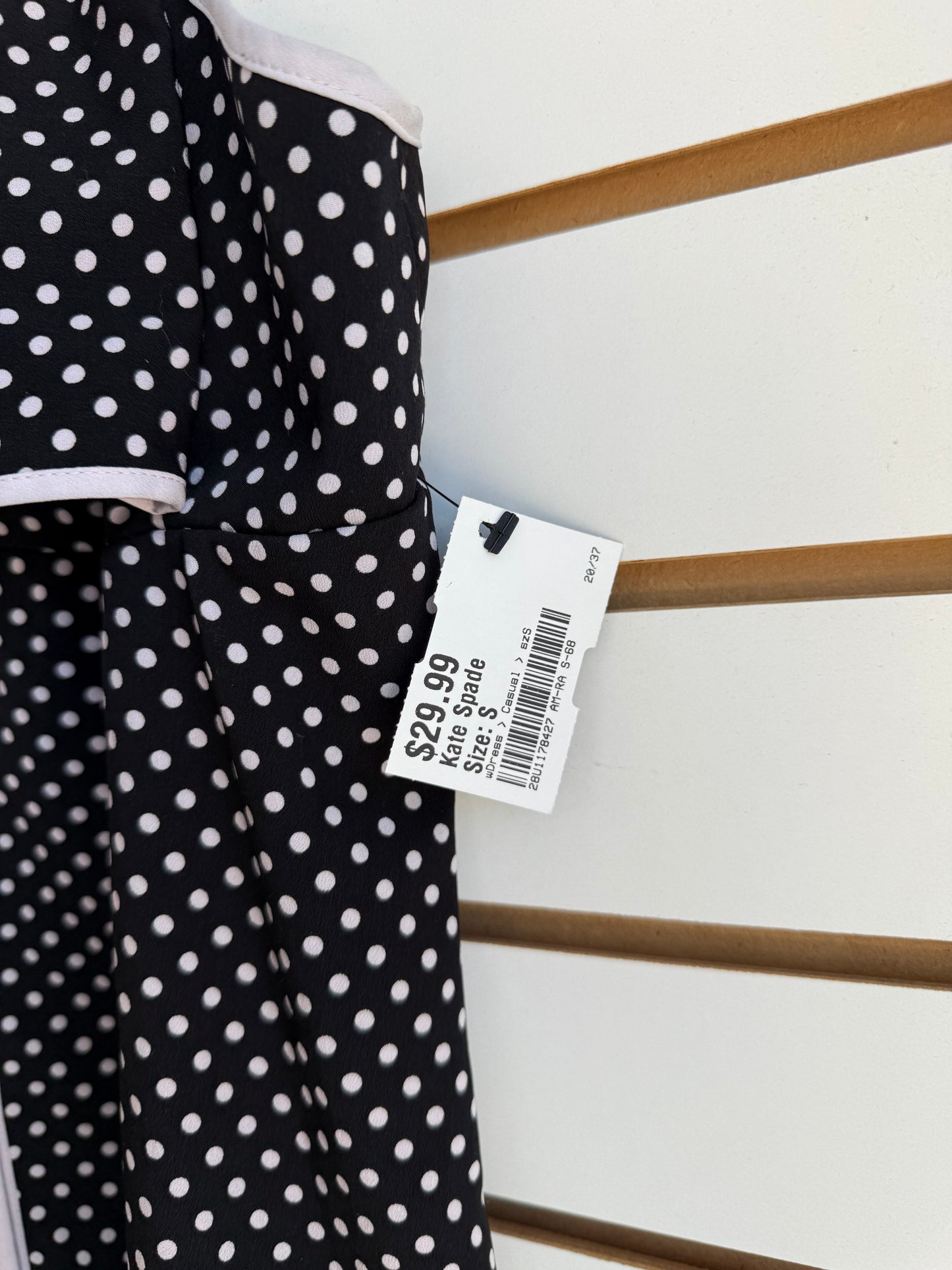 Kate Spade polka dot dress size small