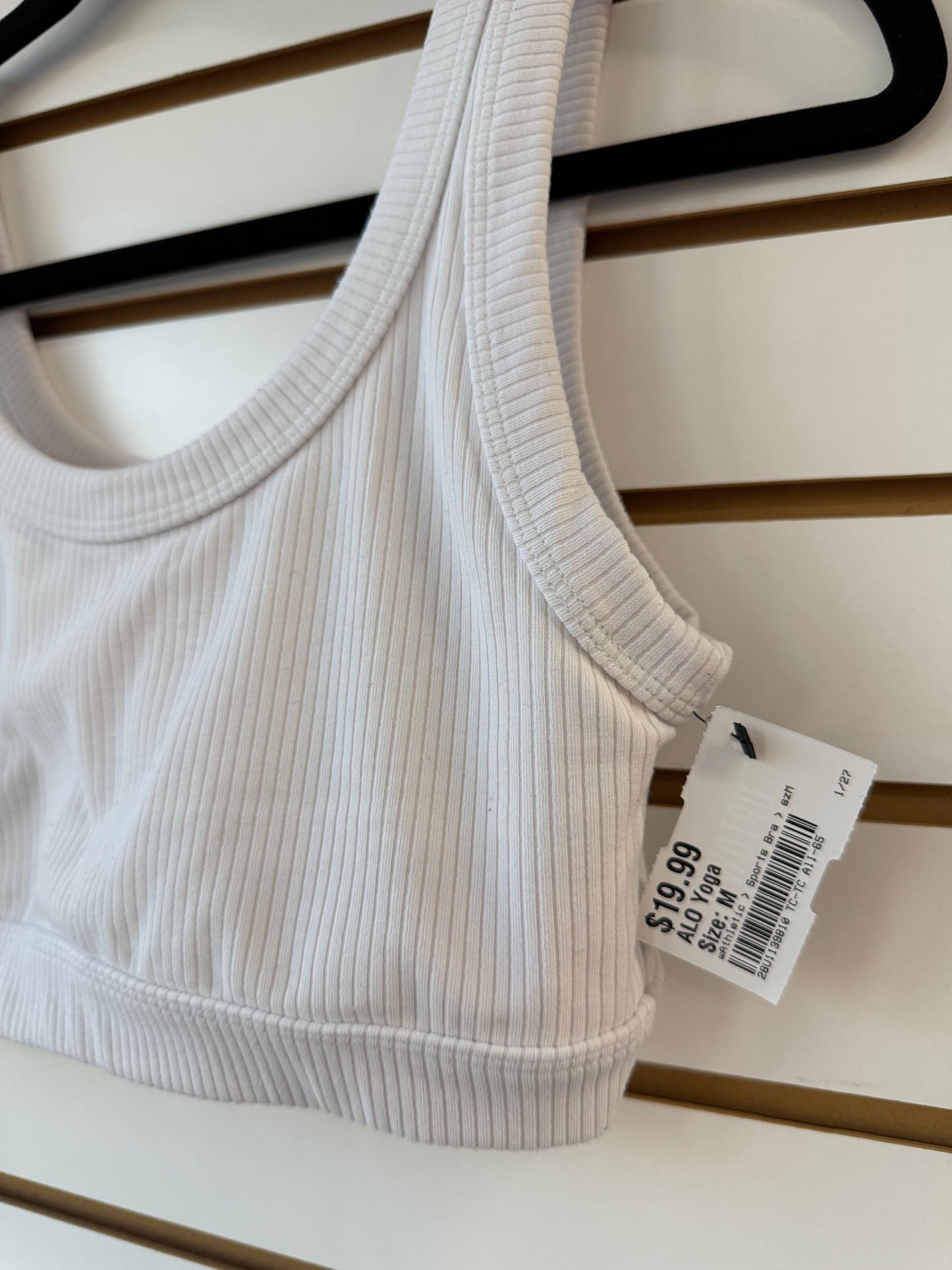 ALO Yoga wellness ribbed bra tank size medium