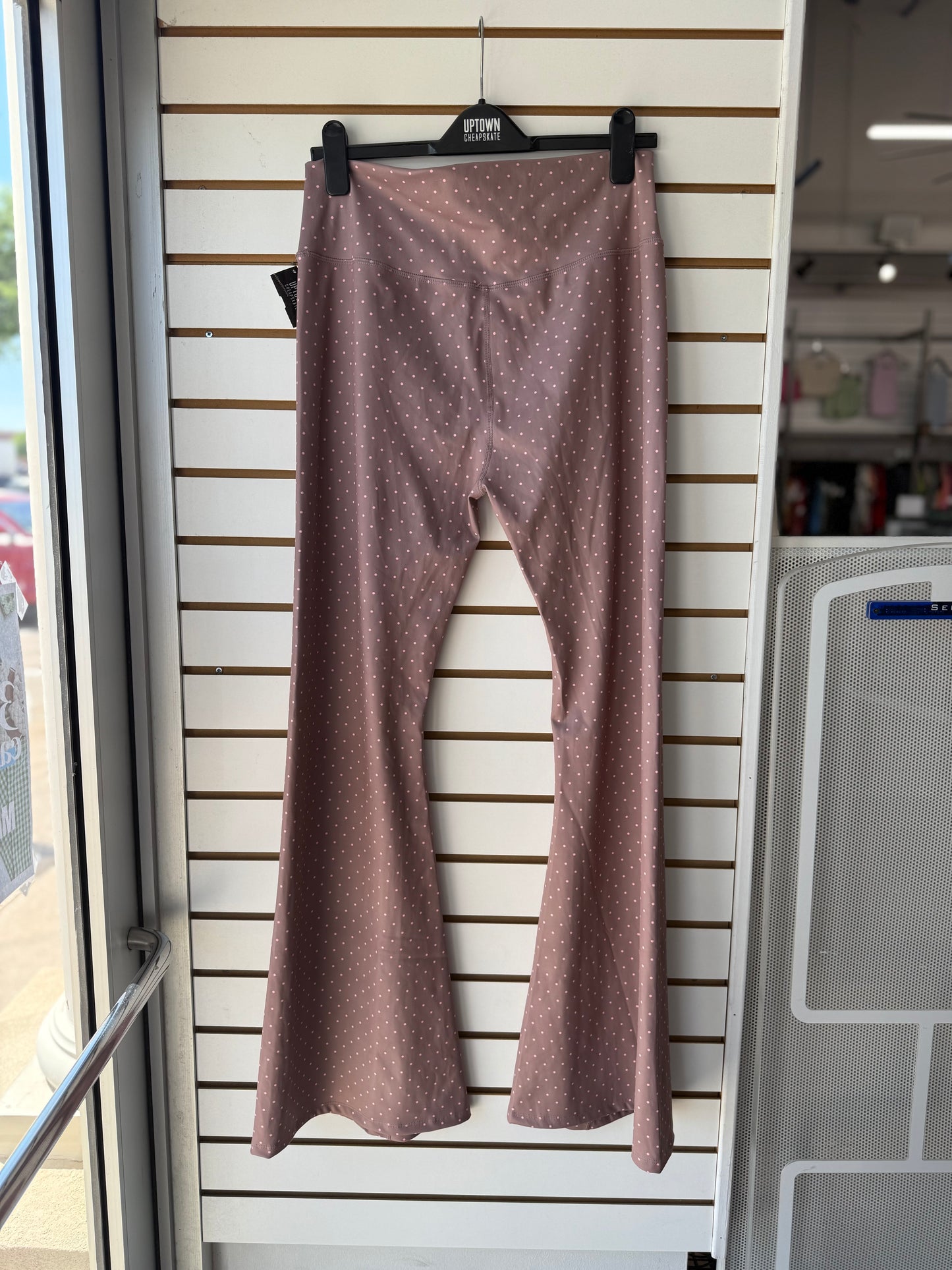 Altar’d State as revival polka dot flare athletic pants sz XXL