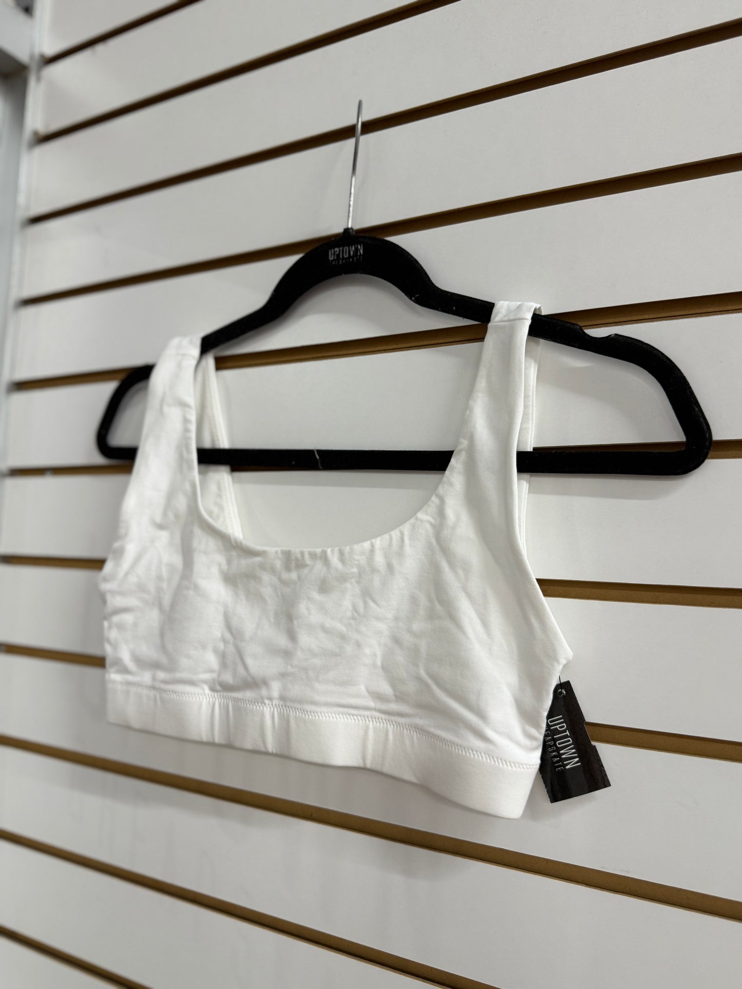 Everlane white tank bra size small