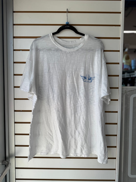 Boys Lie white oversized tee, one size