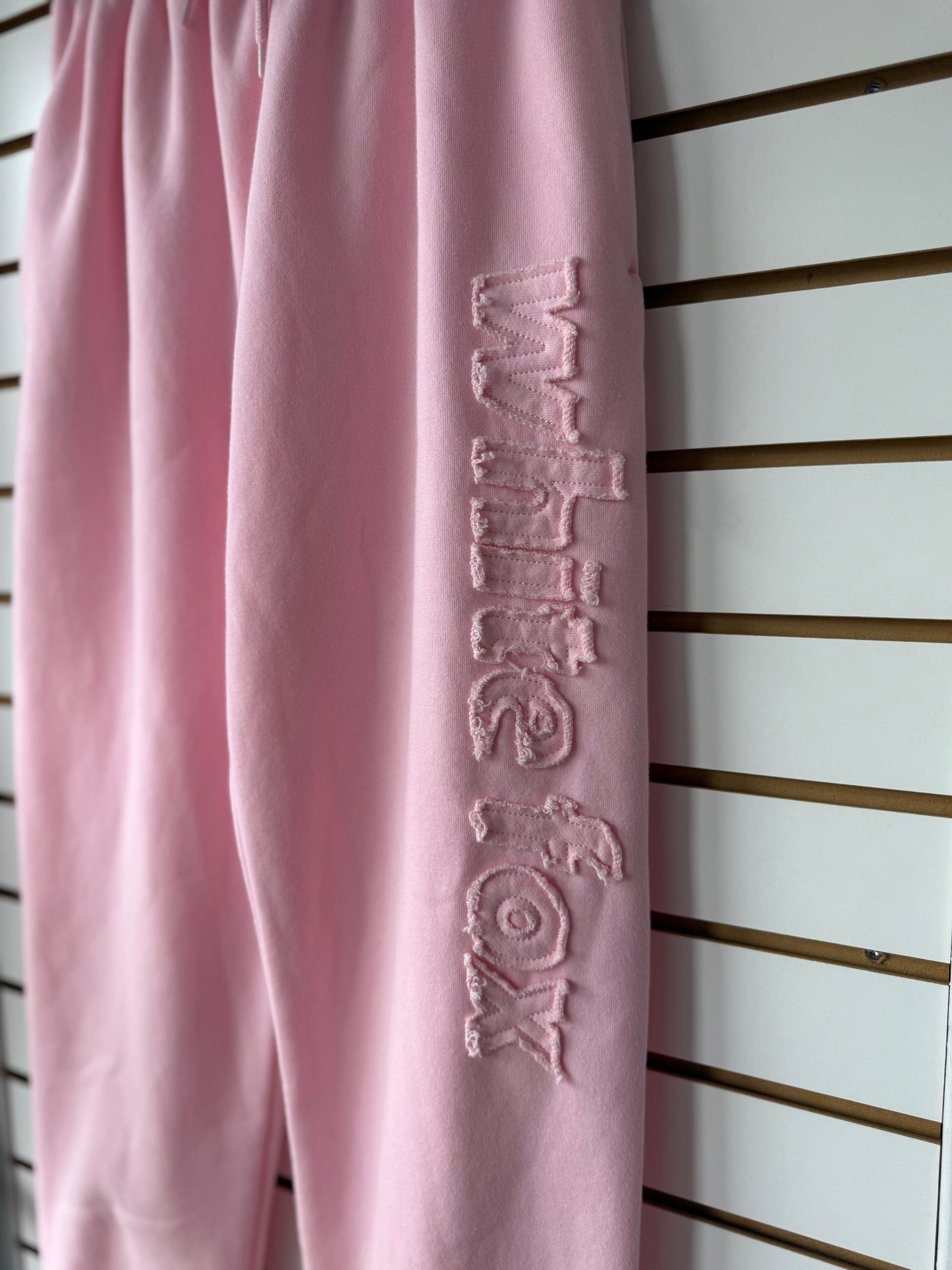 White Fox pink sweatpants size small