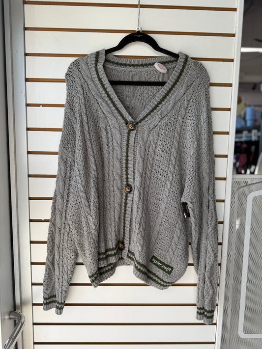 Taylor Swift Folklore gray/green cardigan size M/L