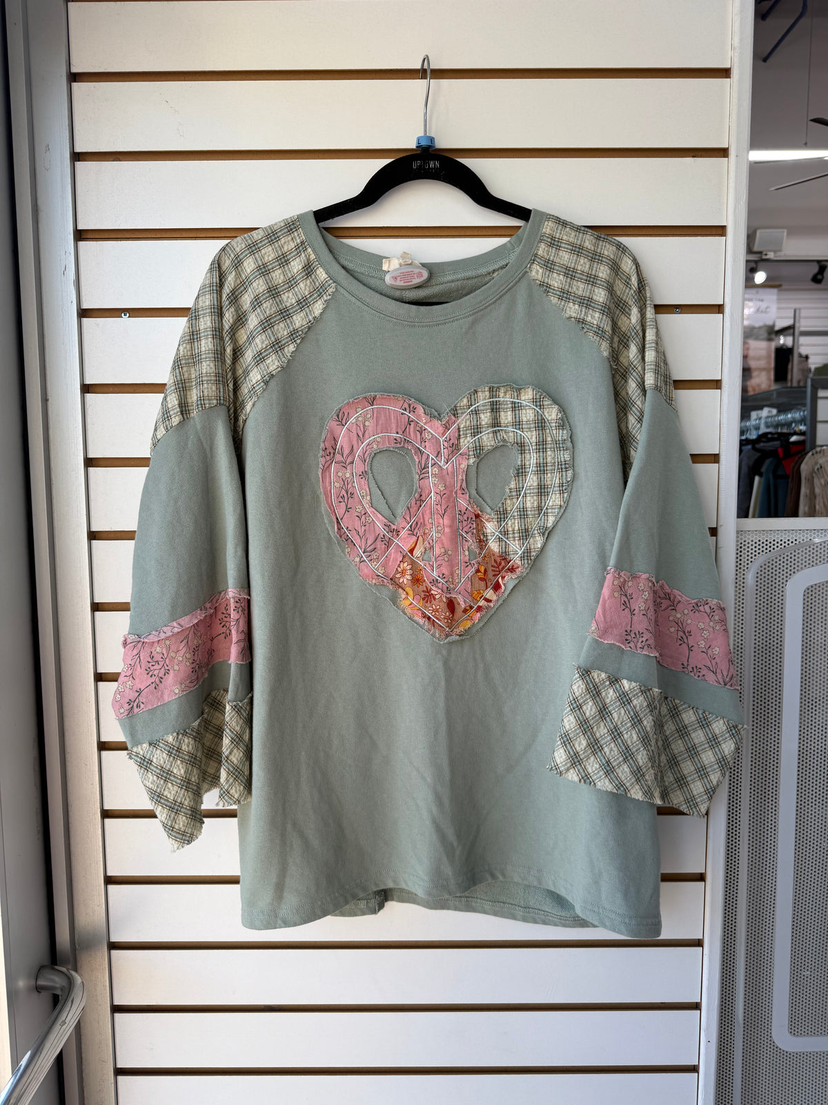 Easel patchwork top size large