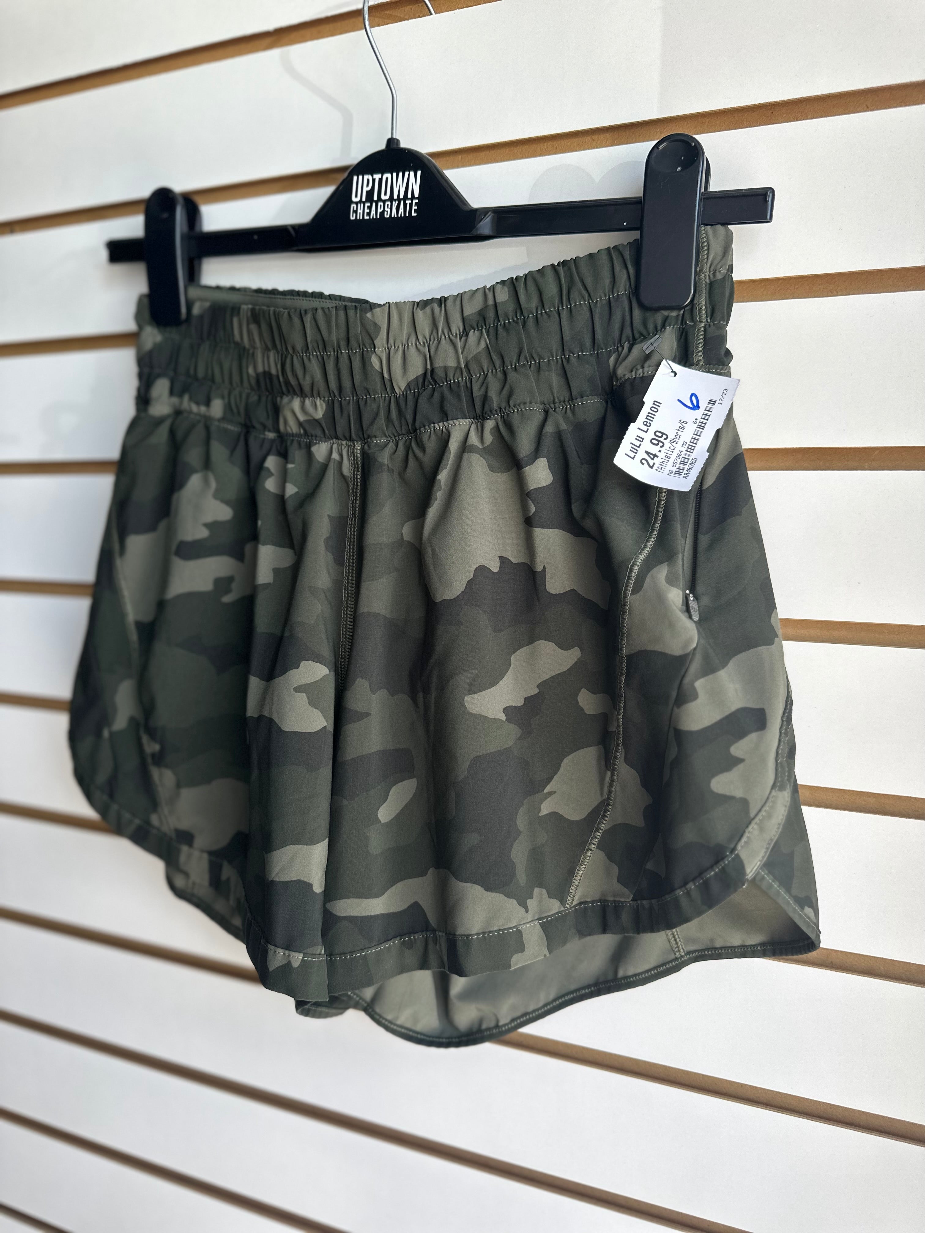 Lululemon 2024 Athletica Track That Shorts Camo