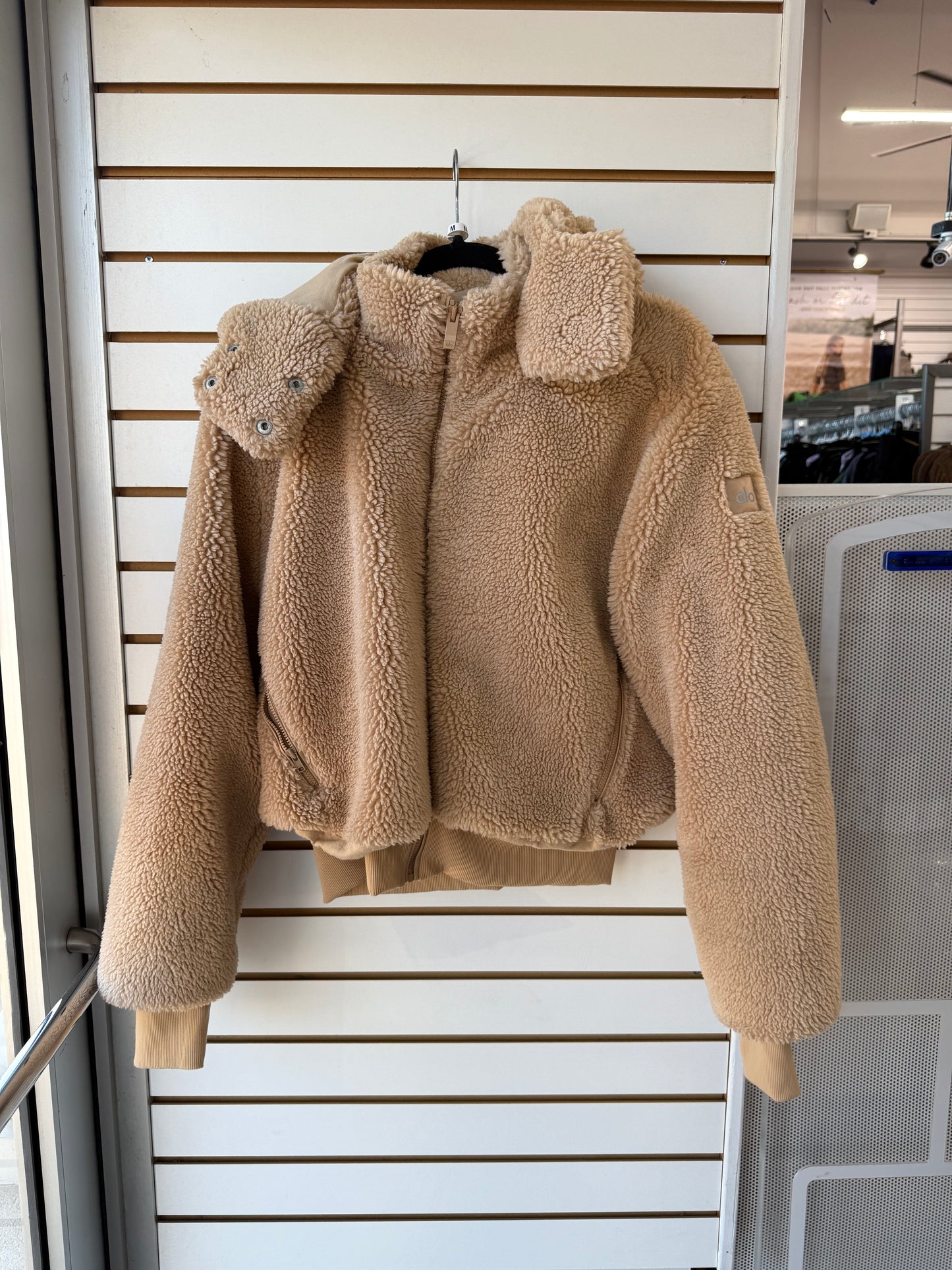 ALO Yoga foxy sherpa jacket (no size tag, best fit S/M) with removable hood