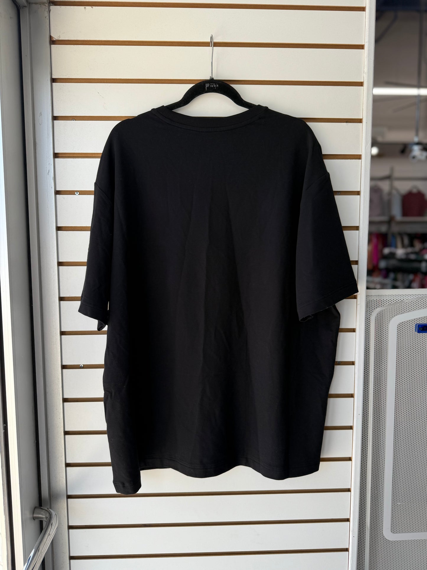 NWT ALO Yoga black double take short sleeve size XL