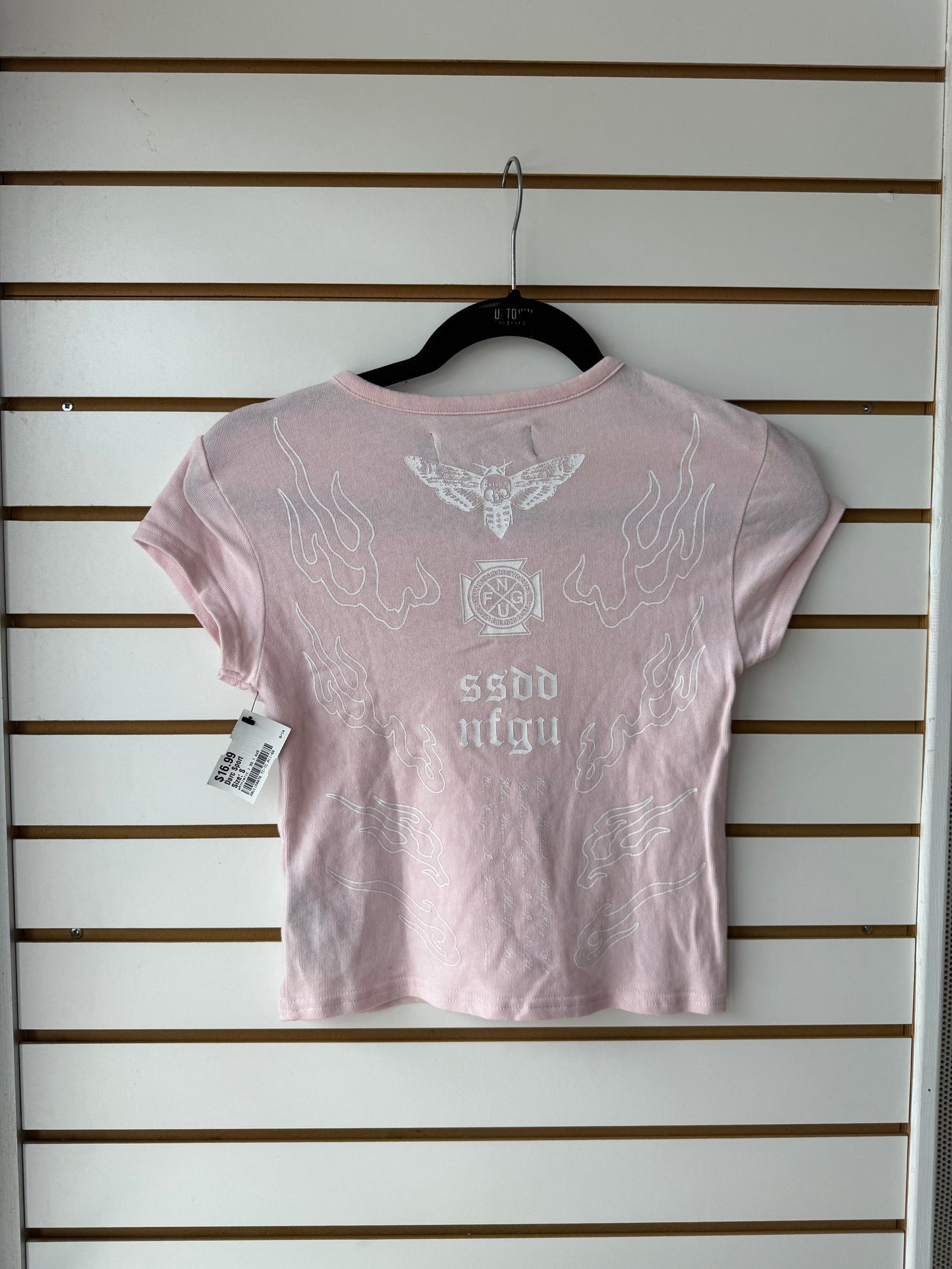 Darc Sport baby tee light pink size small