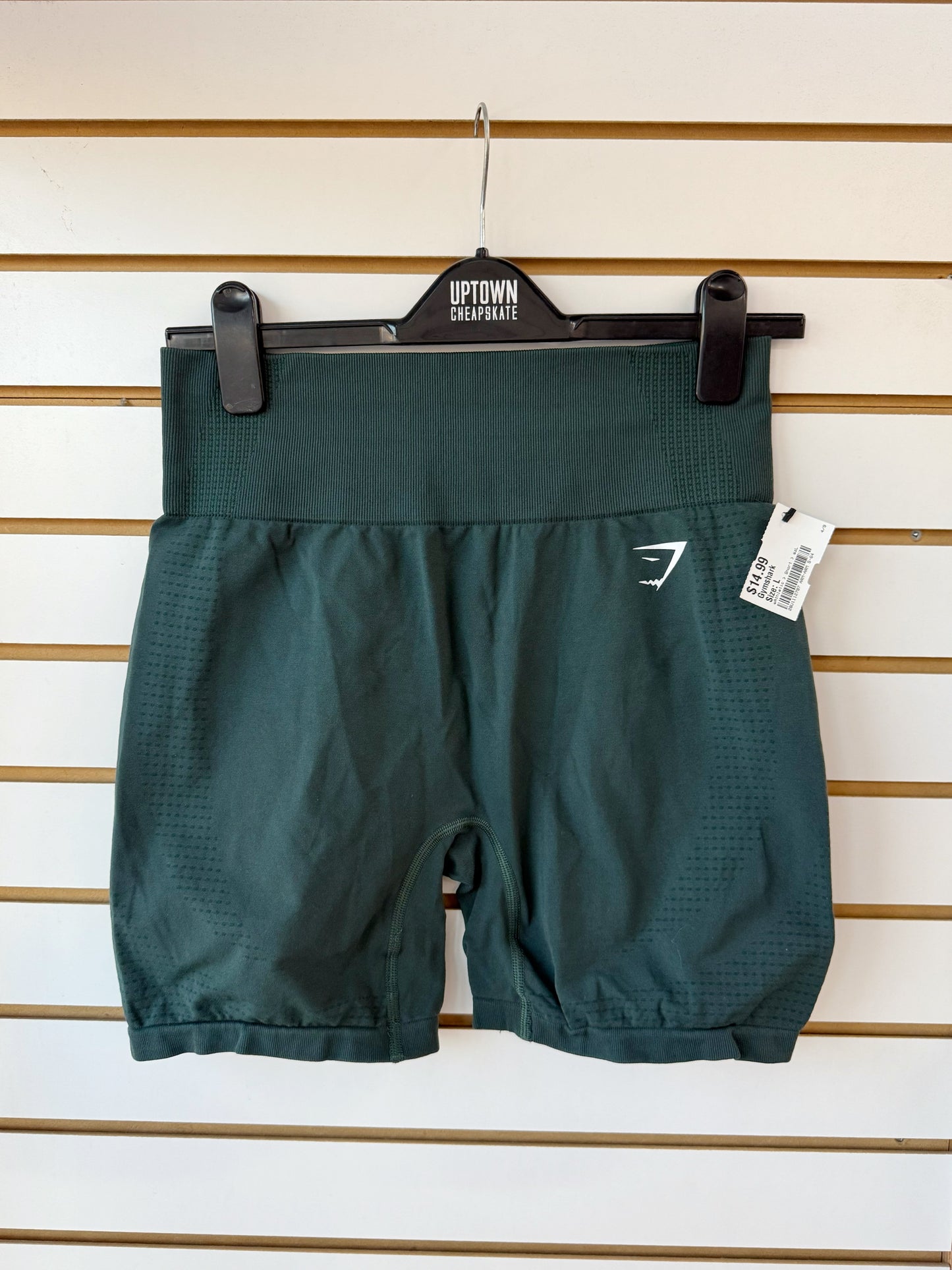 Gymshark green shorts size large