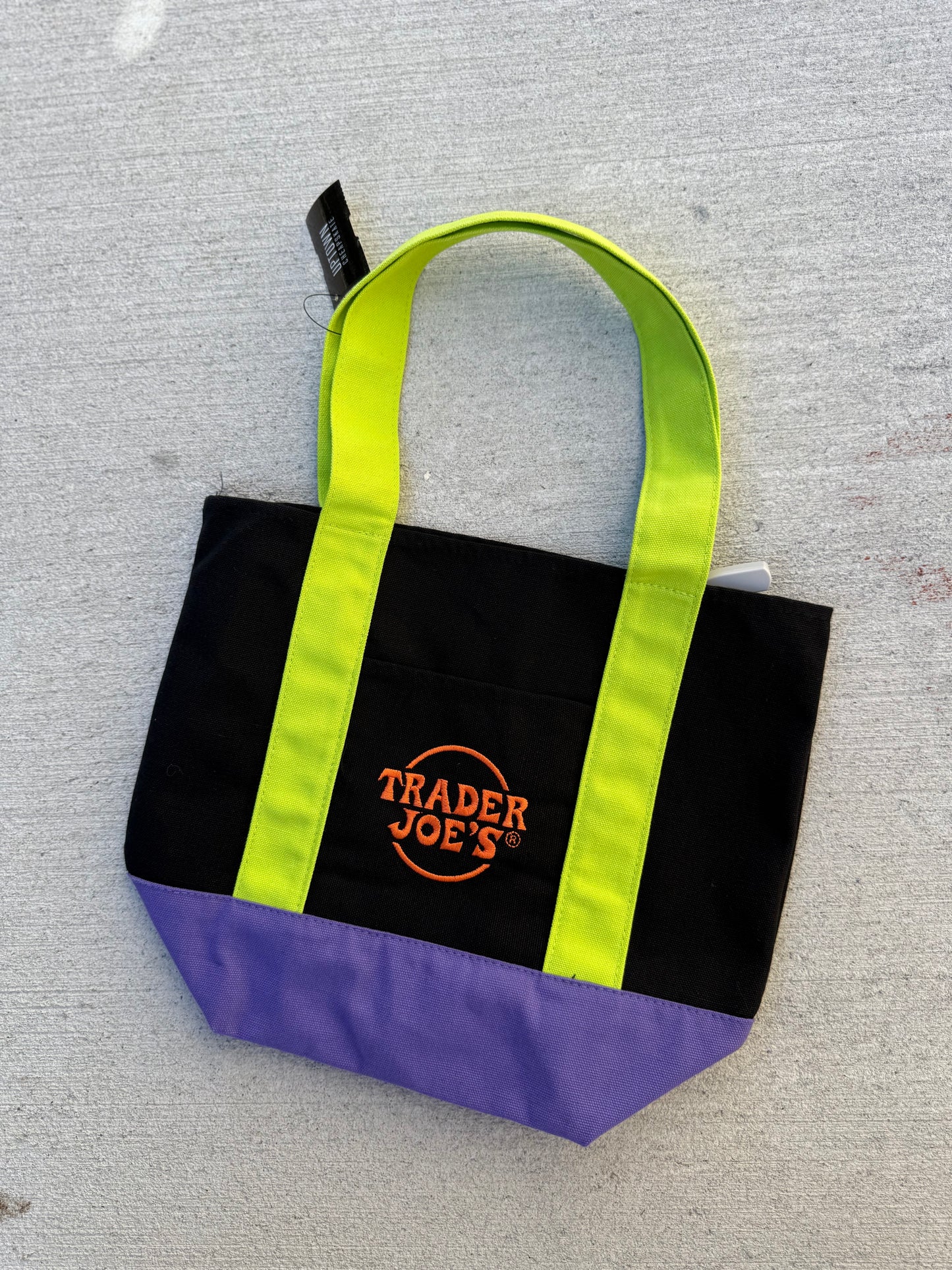 Trader Joe’s halloween mini canvas tote bag