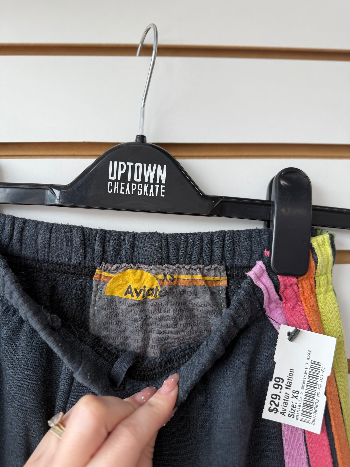 Aviator Nation sweatpants size XS light wear