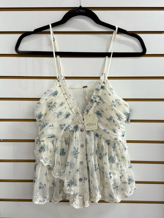 NWT Free People Femme Fatale floral tank size  medium