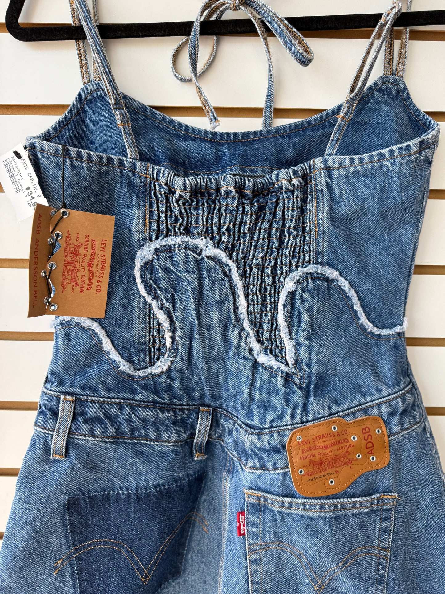 NWT LEVI’S® X ADSB ANDERSSON BELL MINI DRESS size medium
