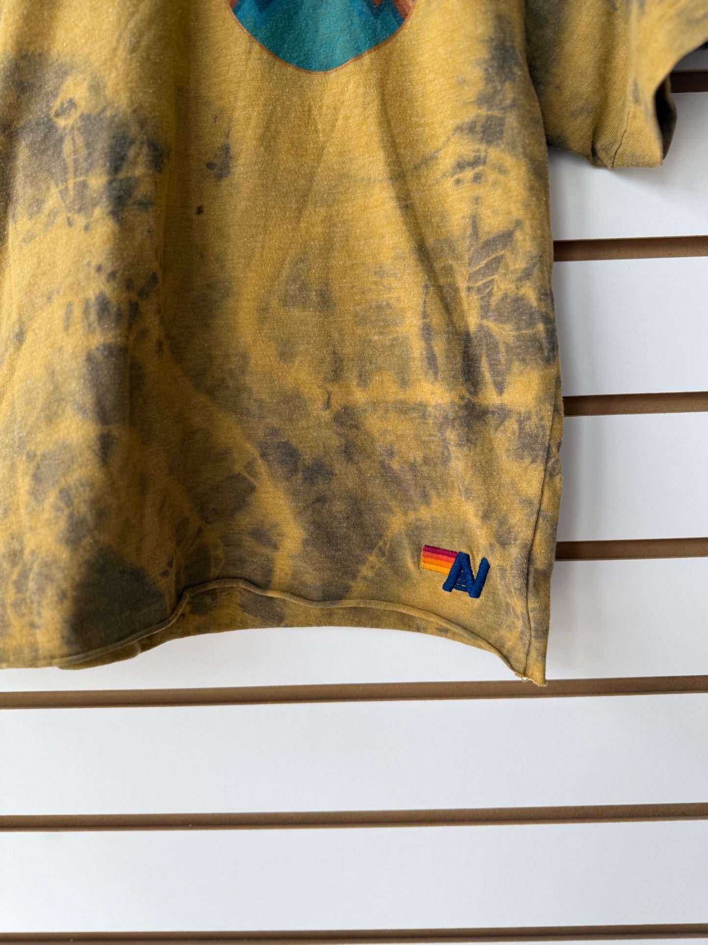 Aviator Nation tie dye cropped tshirt size small