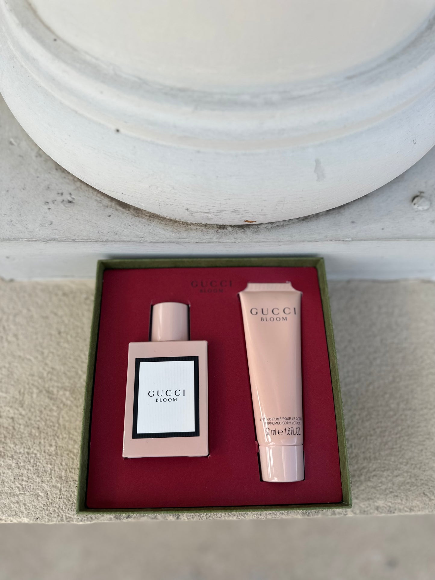 RESERVED Gucci Bloom perfume & lotion set